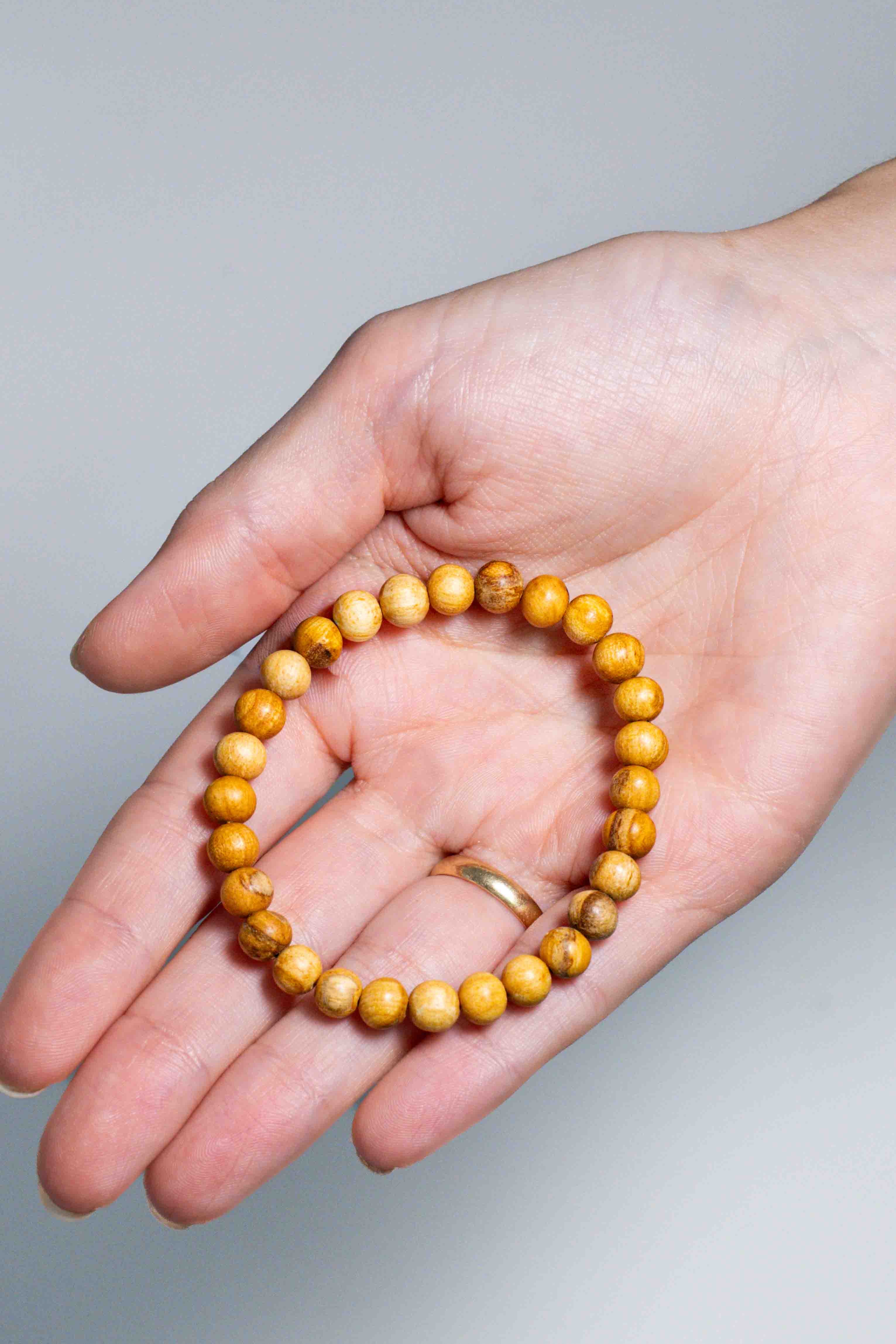 Pulsera Palo Santo (talla S)
