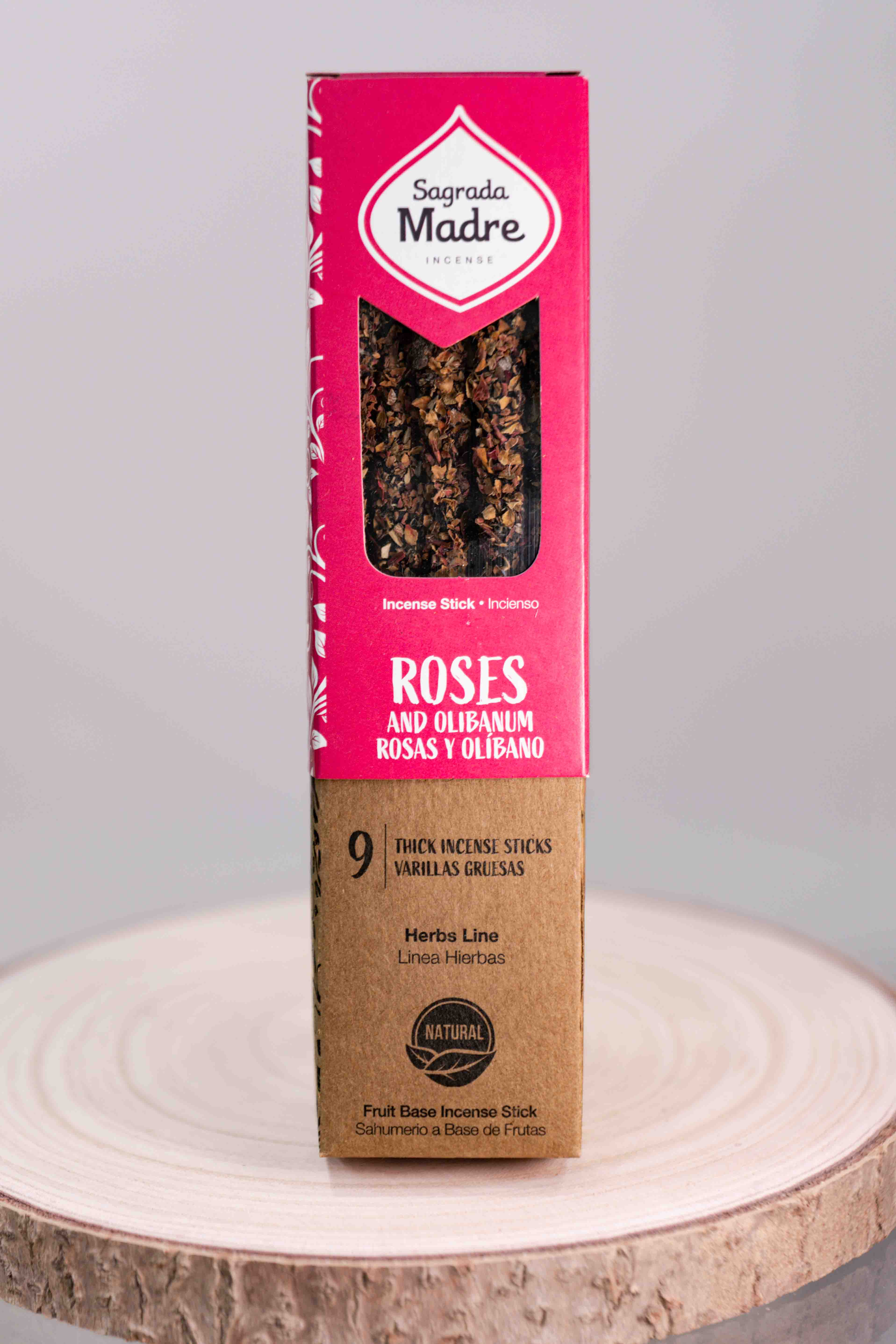 Incienso Rosas y Olíbano - Sagrada Madre