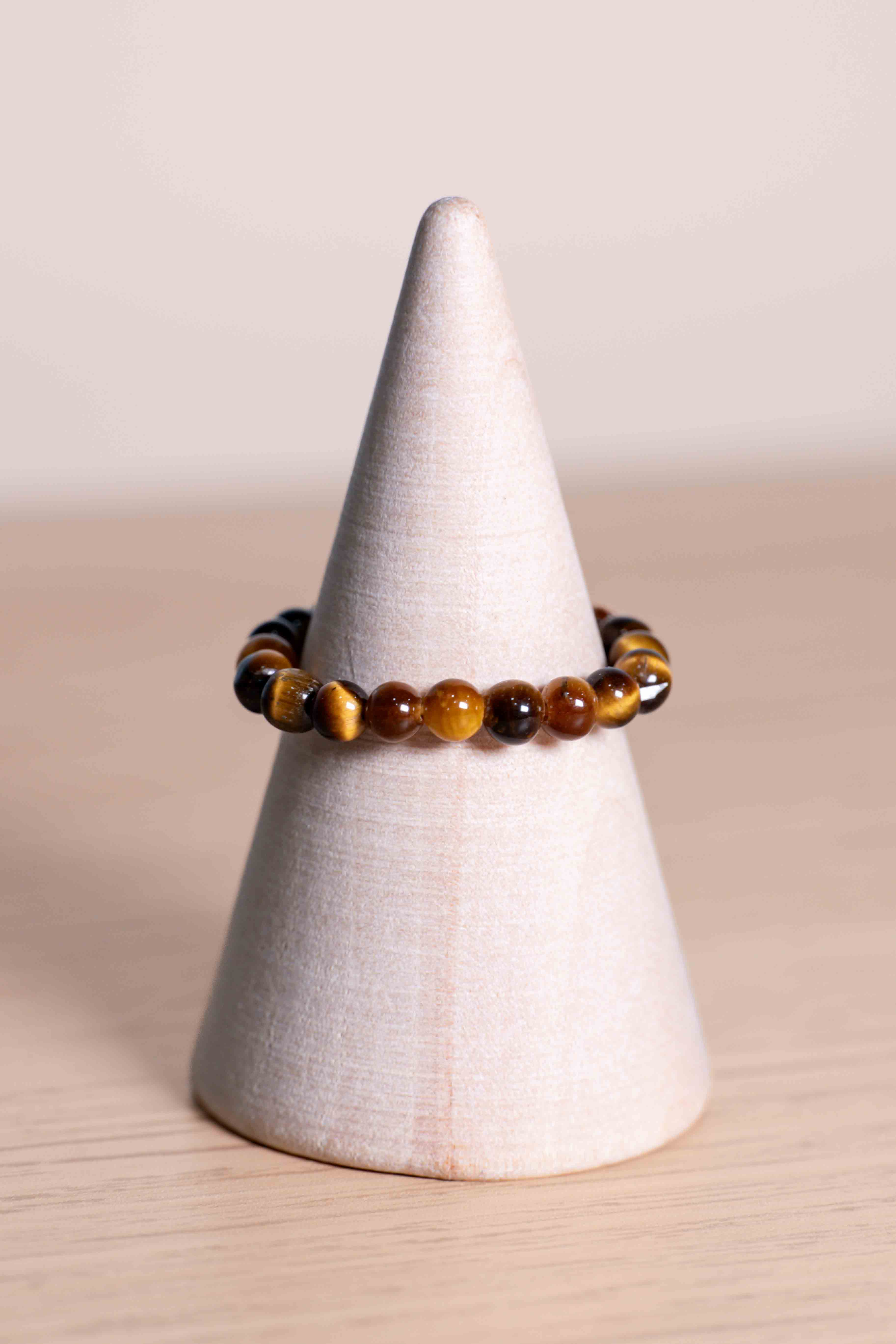 Anillo elástico Ojo de Tigre