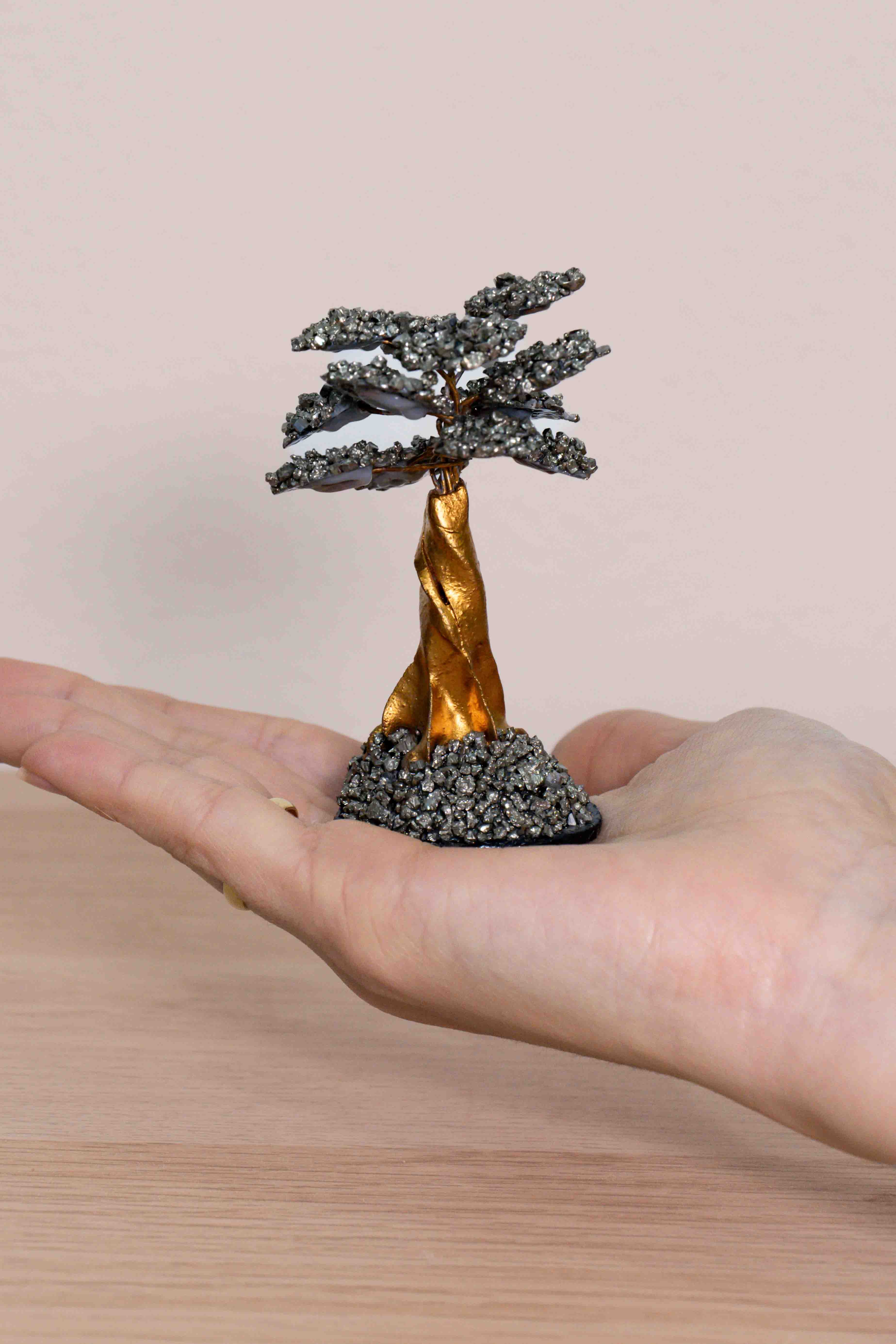 Árbol de Pirita mini con base de pirita