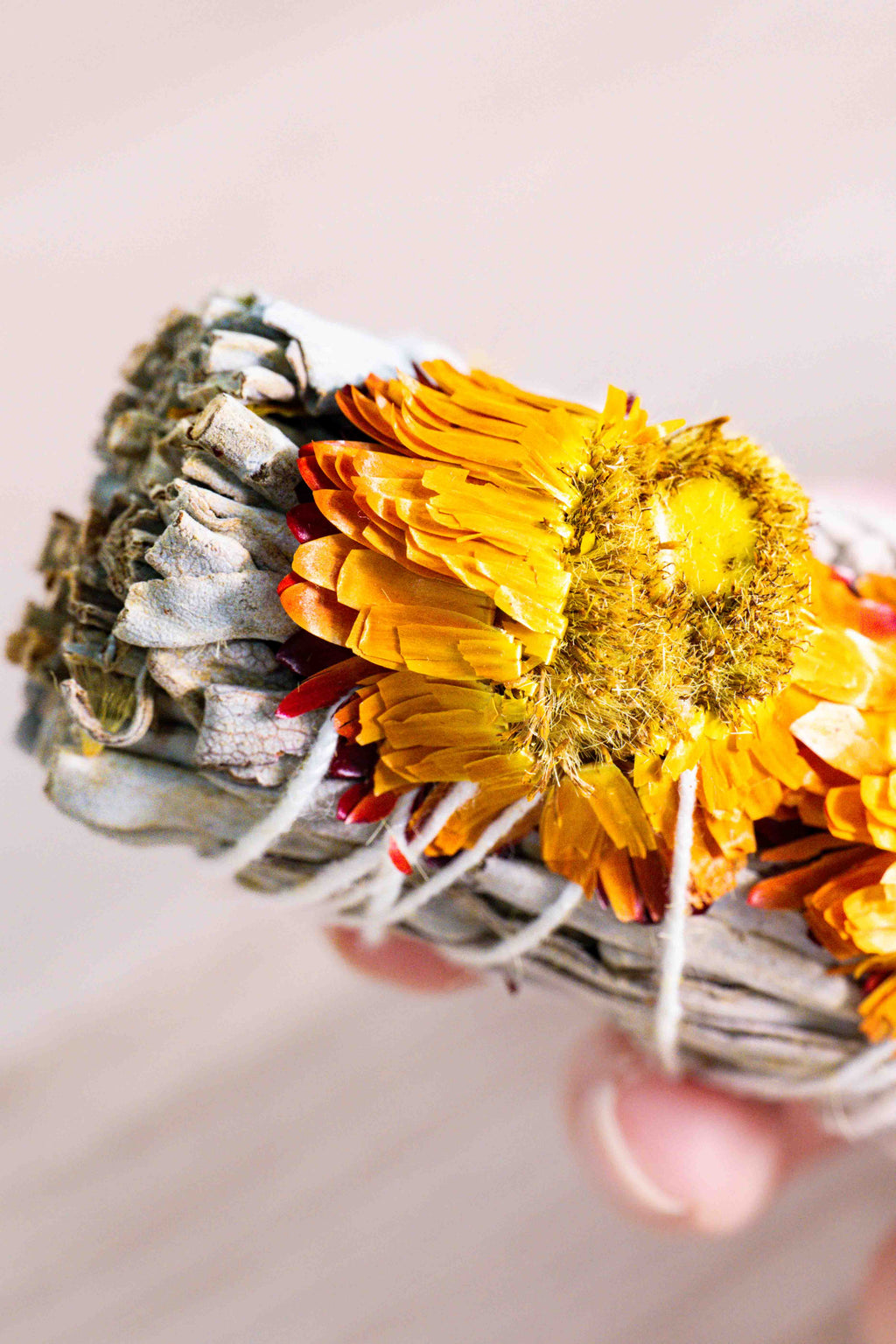 Atado de Salvia con Siempreviva - Limpieza y Conexión Espiritual