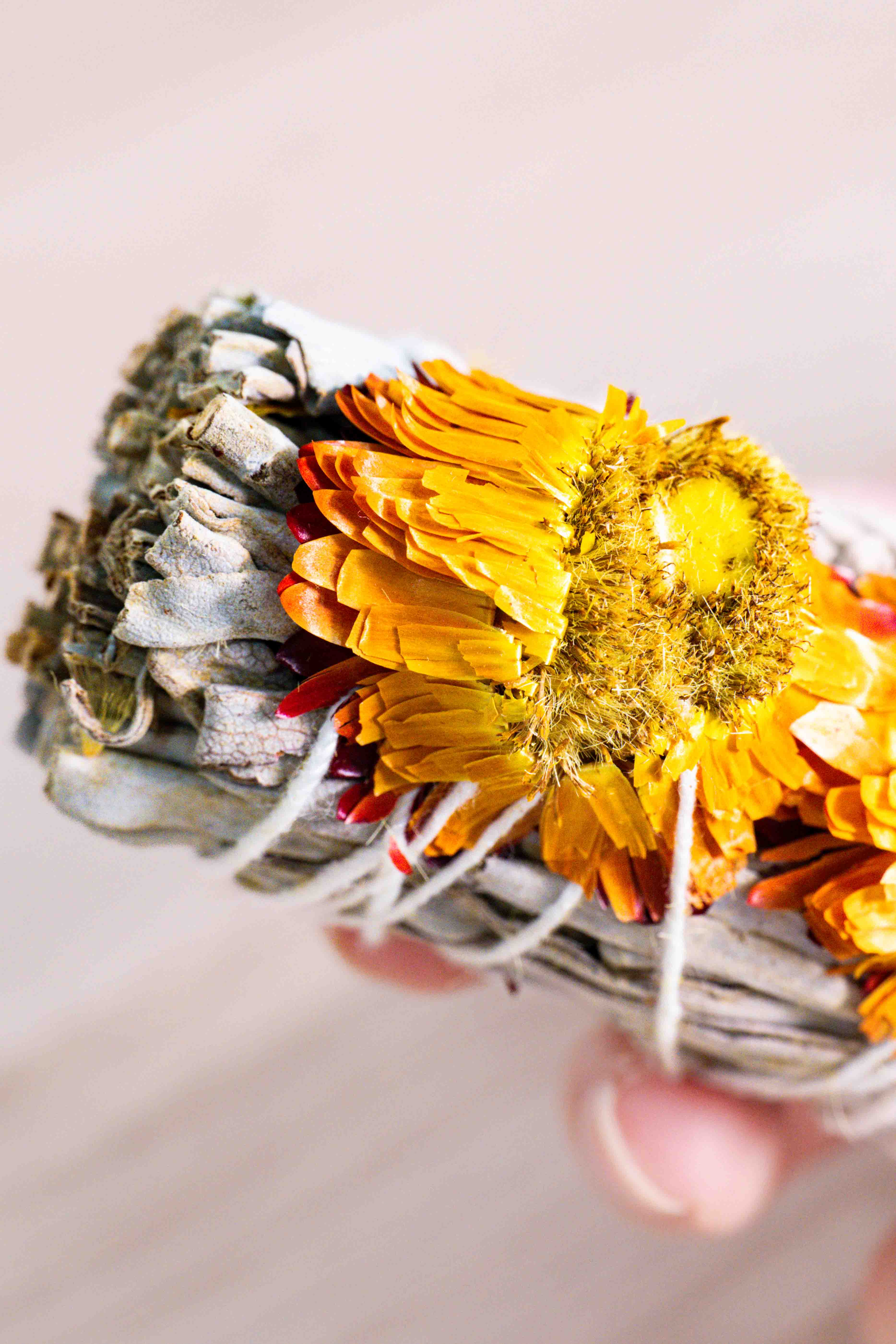 Atado de Salvia con Siempreviva - Limpieza y Conexión Espiritual