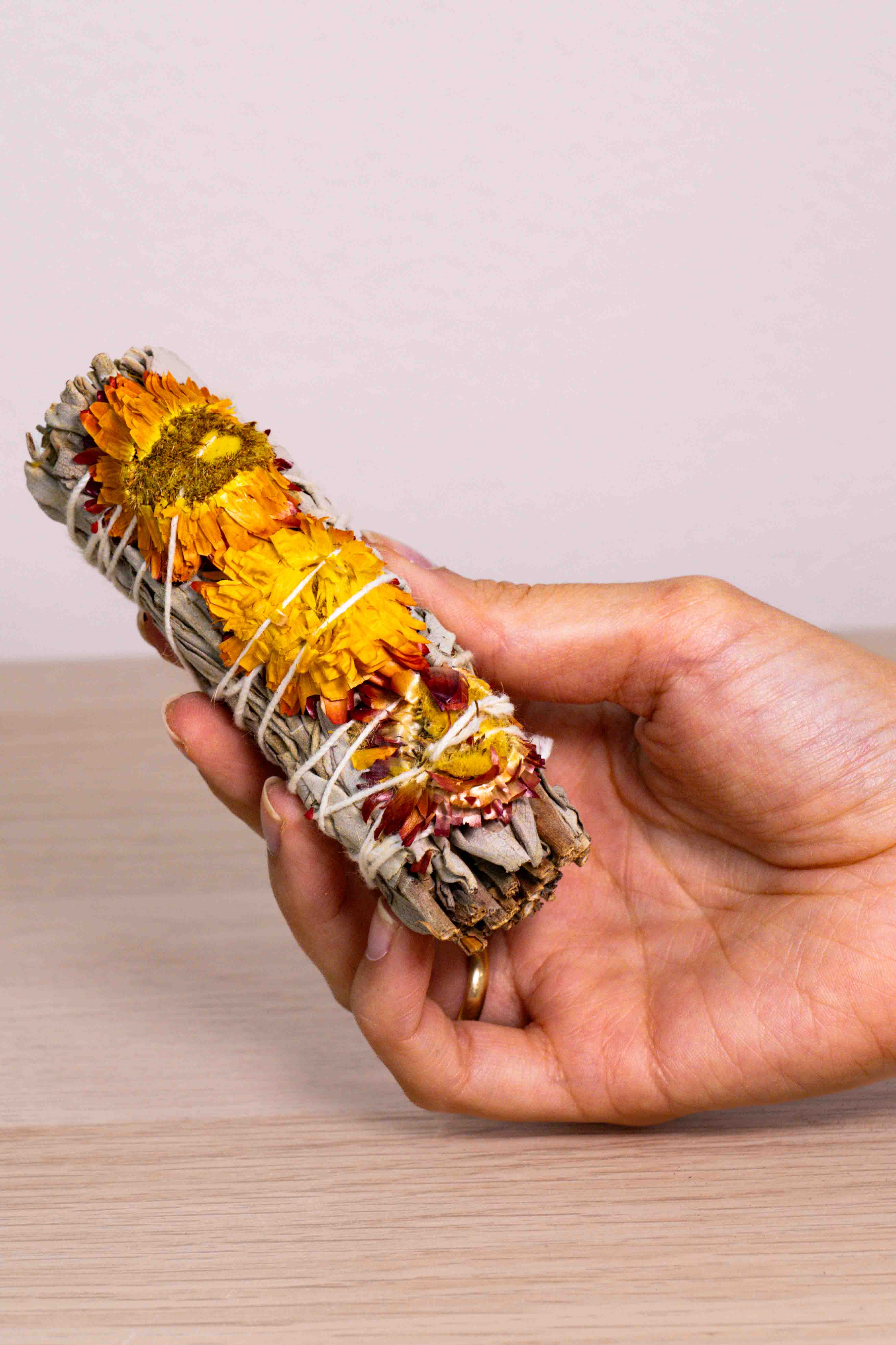Atado de Salvia con Siempreviva - Limpieza y Conexión Espiritual