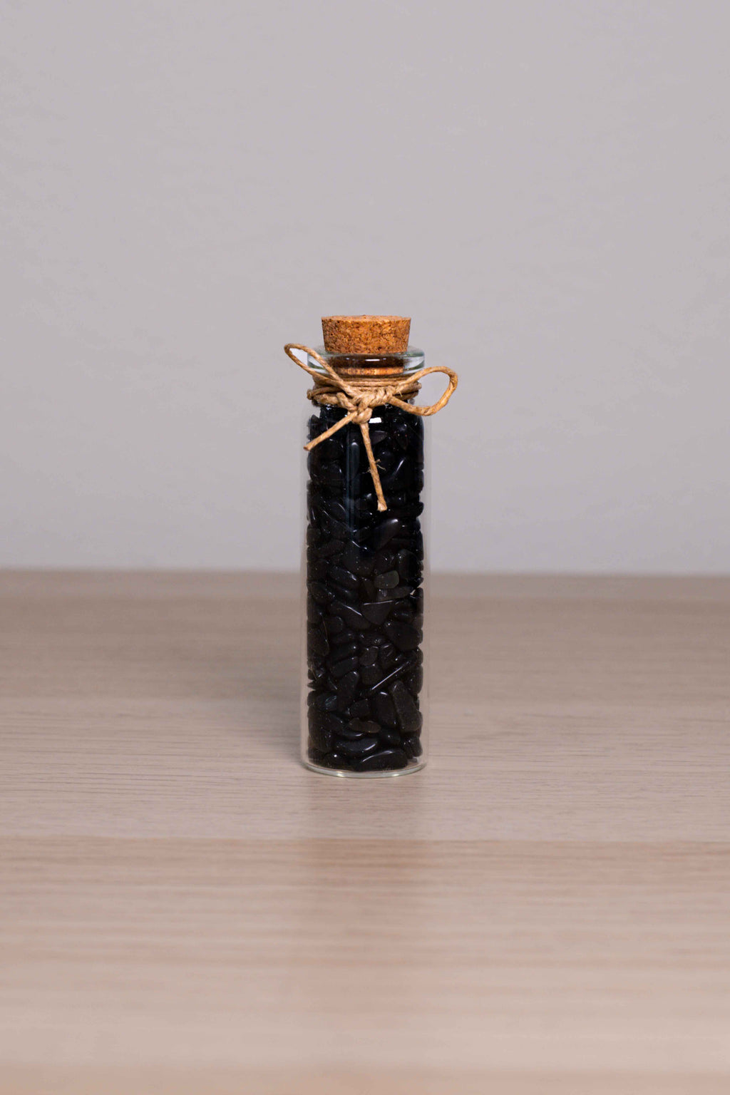 Botes de minerales - Amatista, Obsidiana, Ojo de Tigre y Cuarzo Transparente