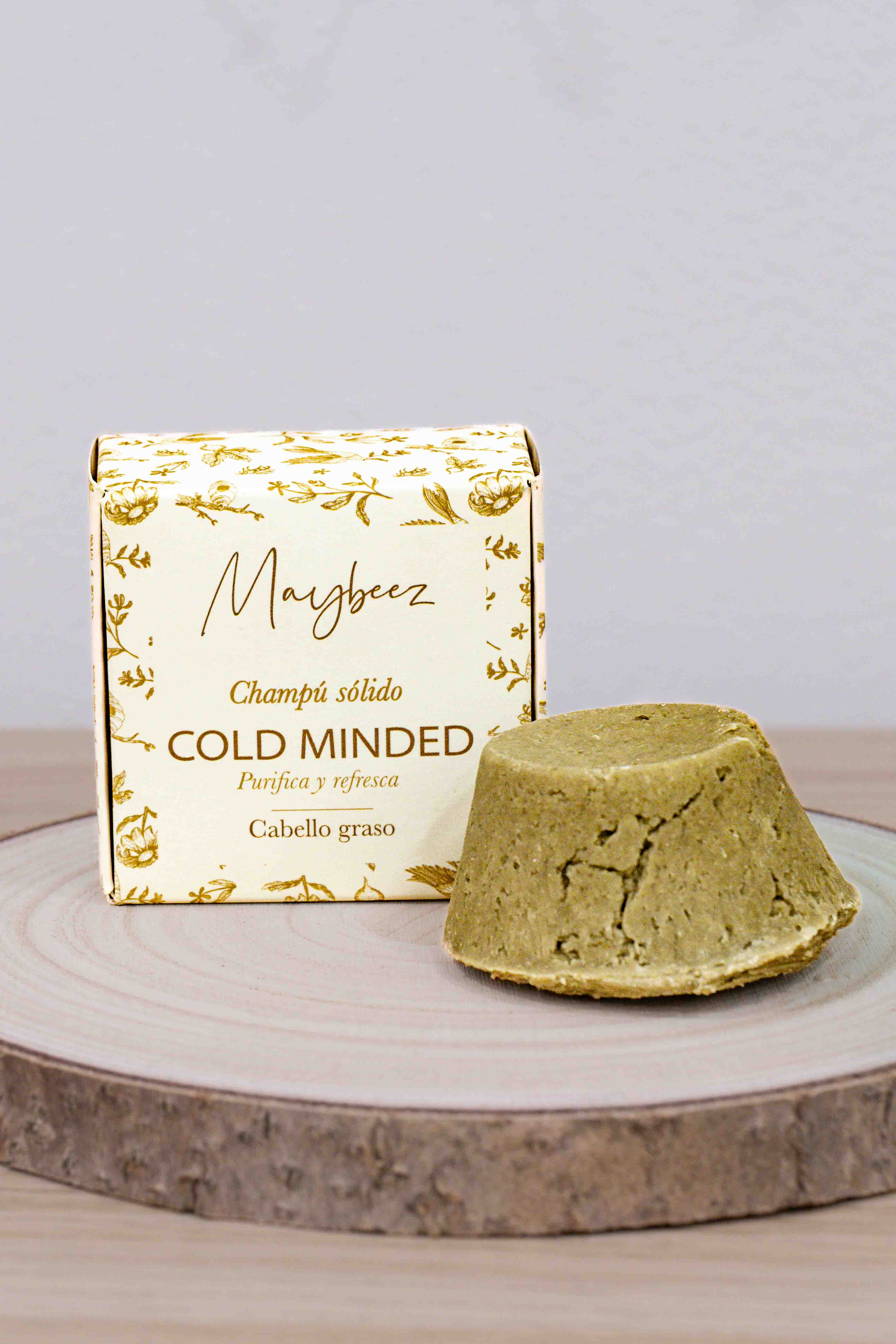Champú sólido cabello graso Cold Minded - Maybeez