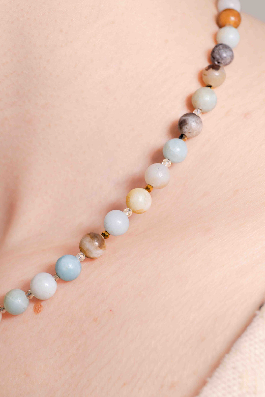 Collar de Amazonita hecho a mano