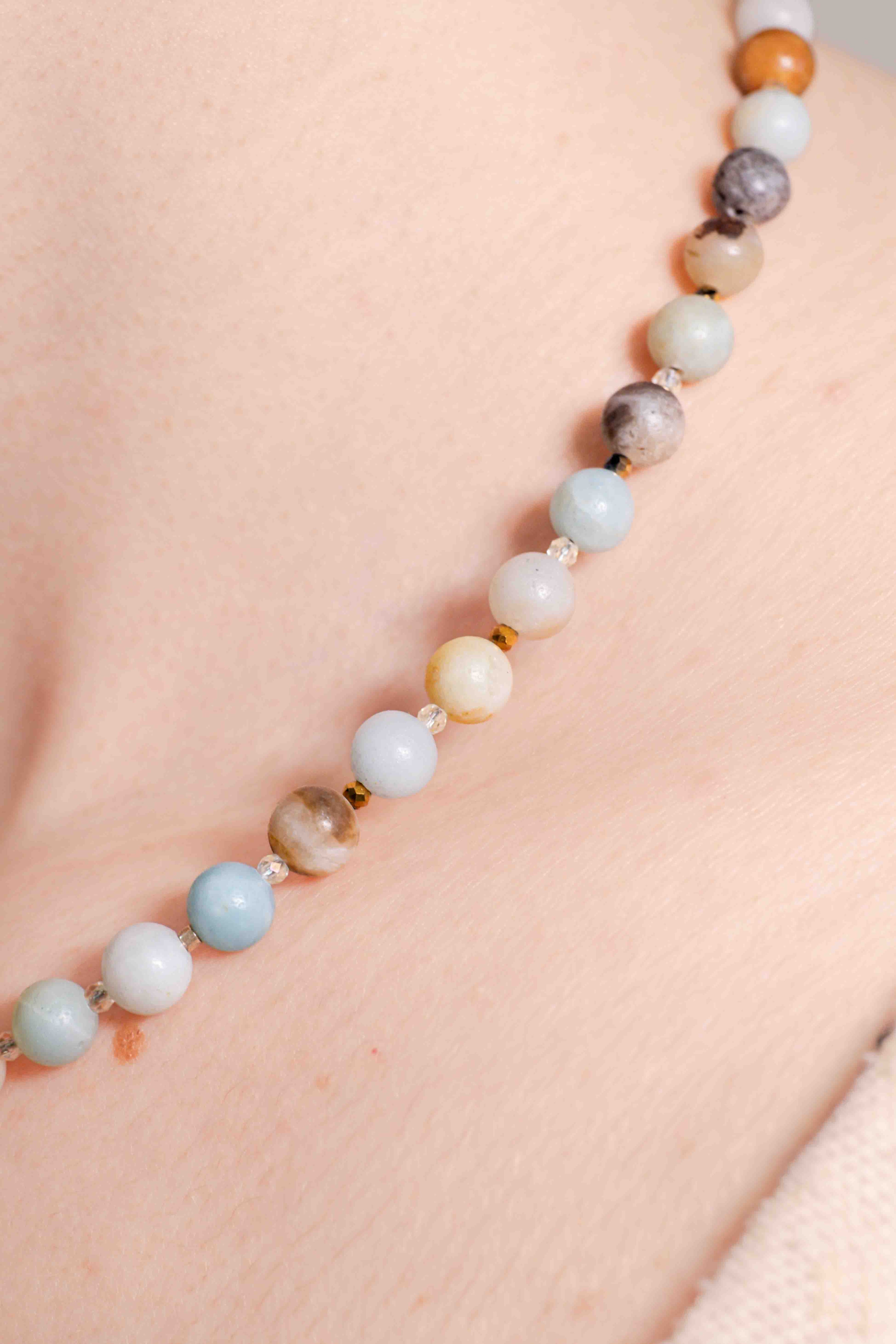 Collar de Amazonita hecho a mano