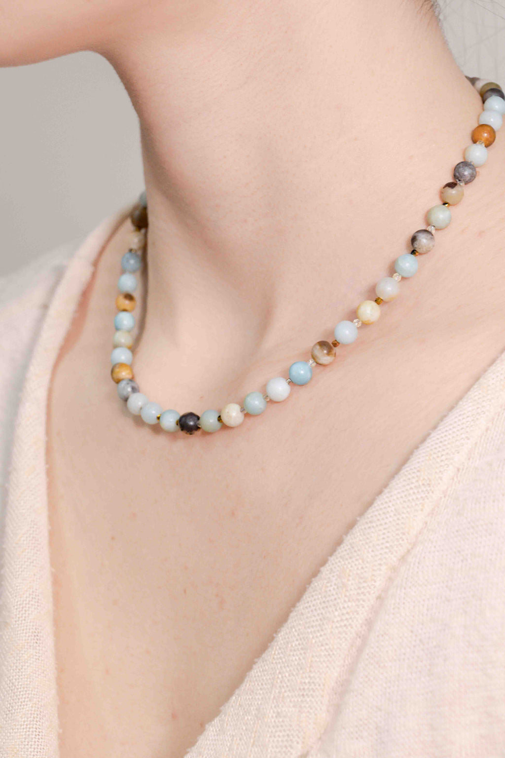 Collar de Amazonita hecho a mano