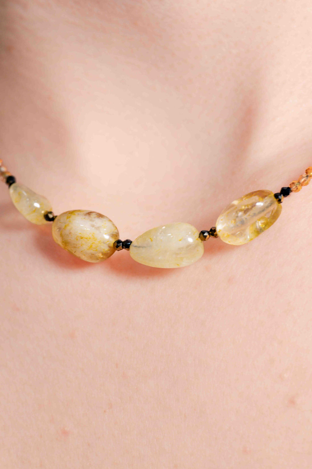 Collar de Citrino hecho a mano