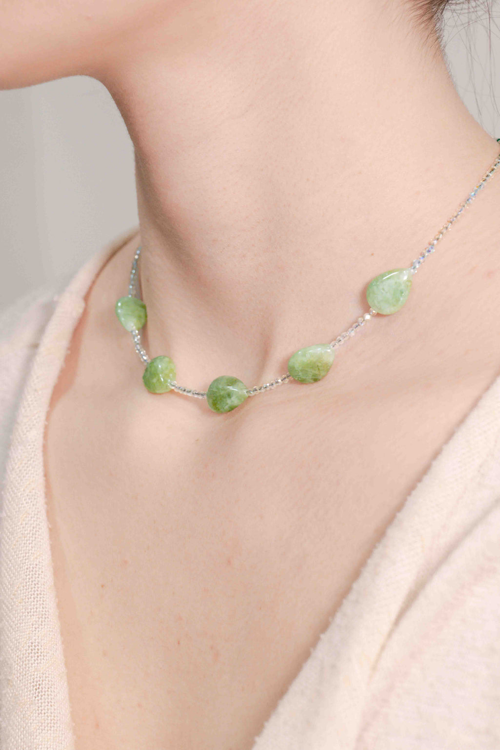 Collar de Jade hecho a mano - Modelo A