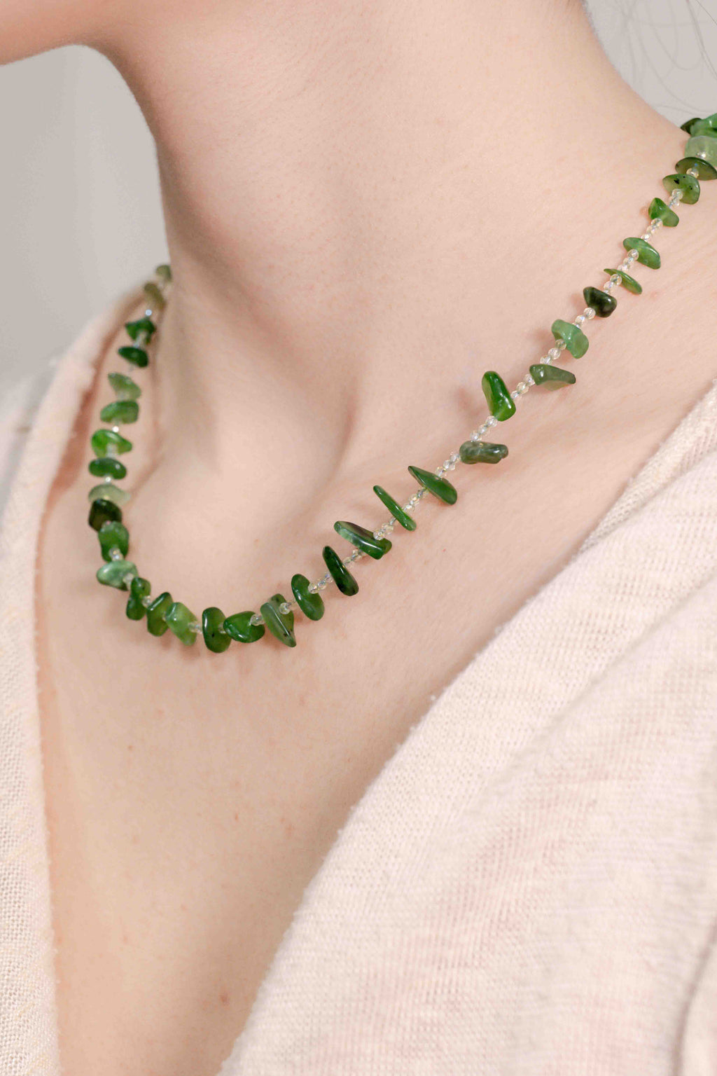 Collar de Jade hecho a mano - Modelo B