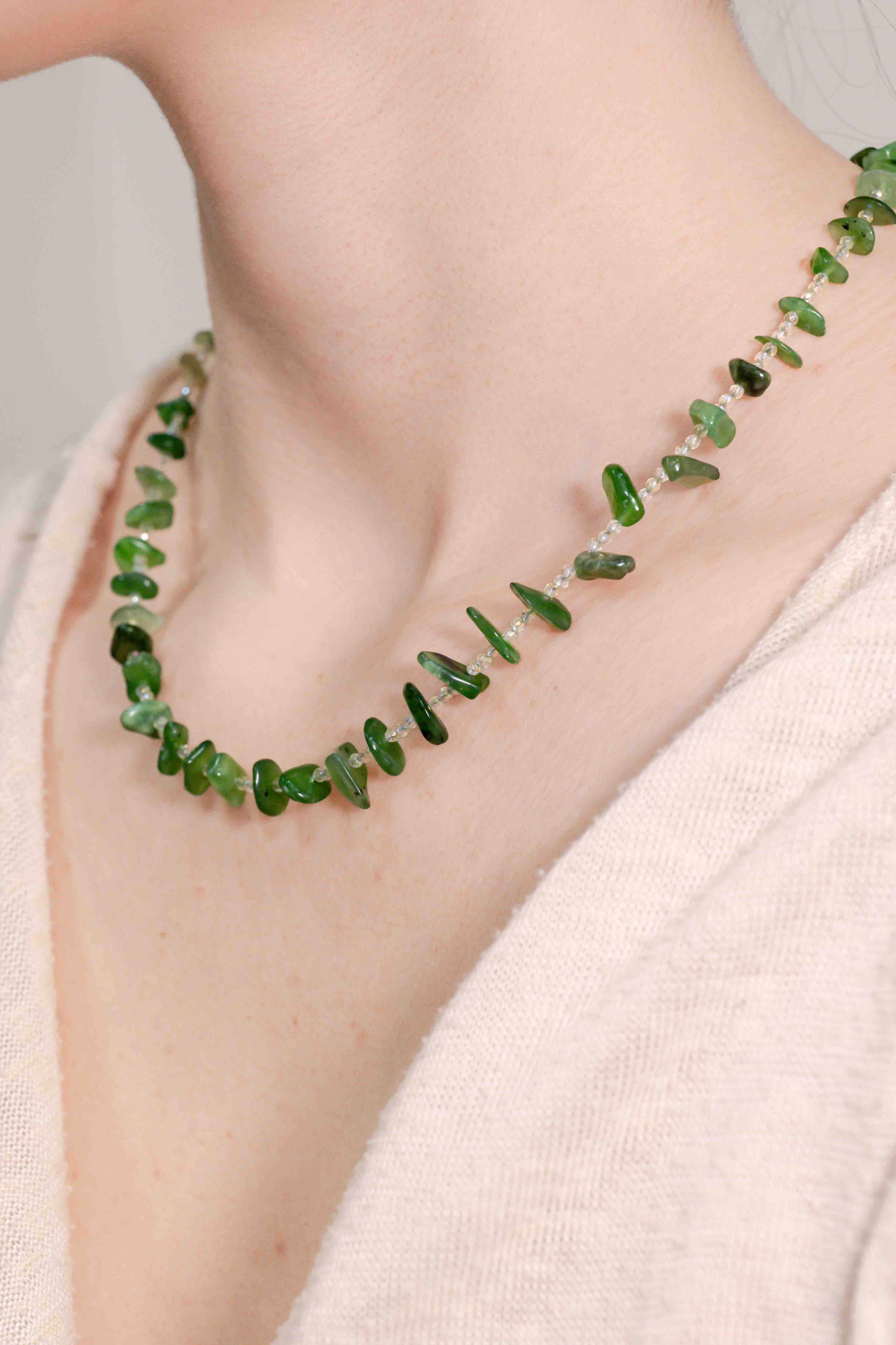 Collar de Jade hecho a mano - Modelo B