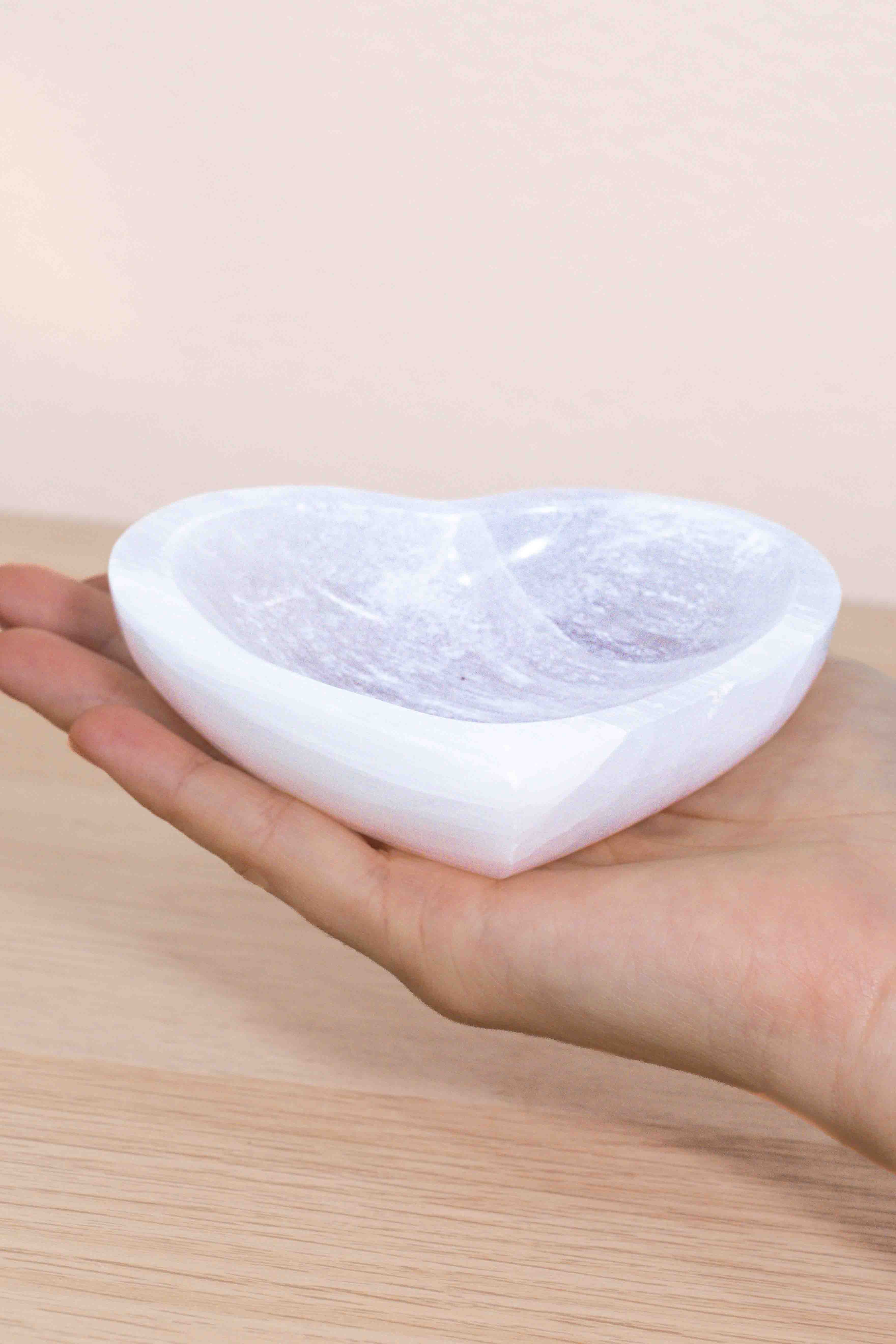 Cuenco de Selenita - Corazón