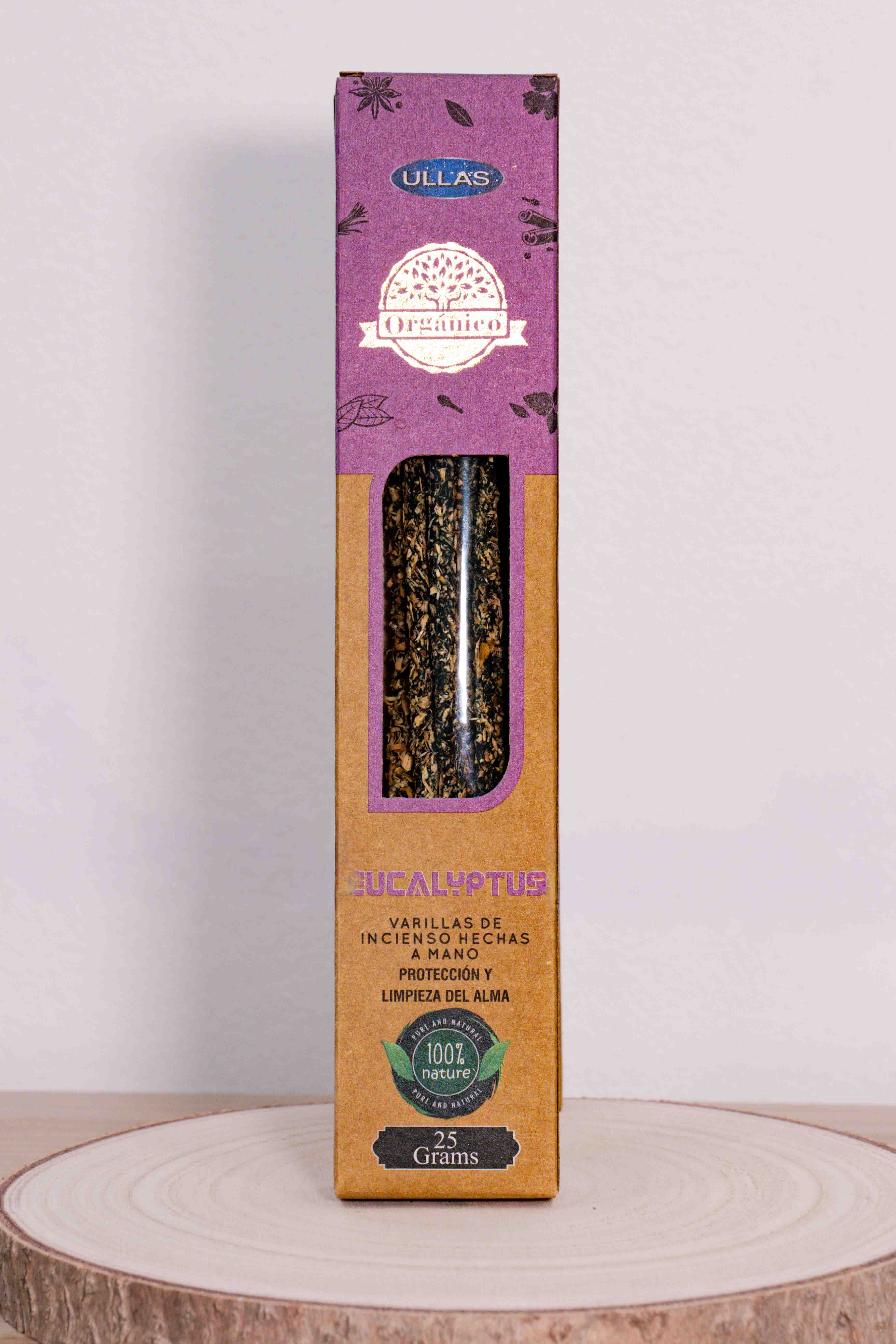 Incienso Orgánico Eucalipto - Ullas