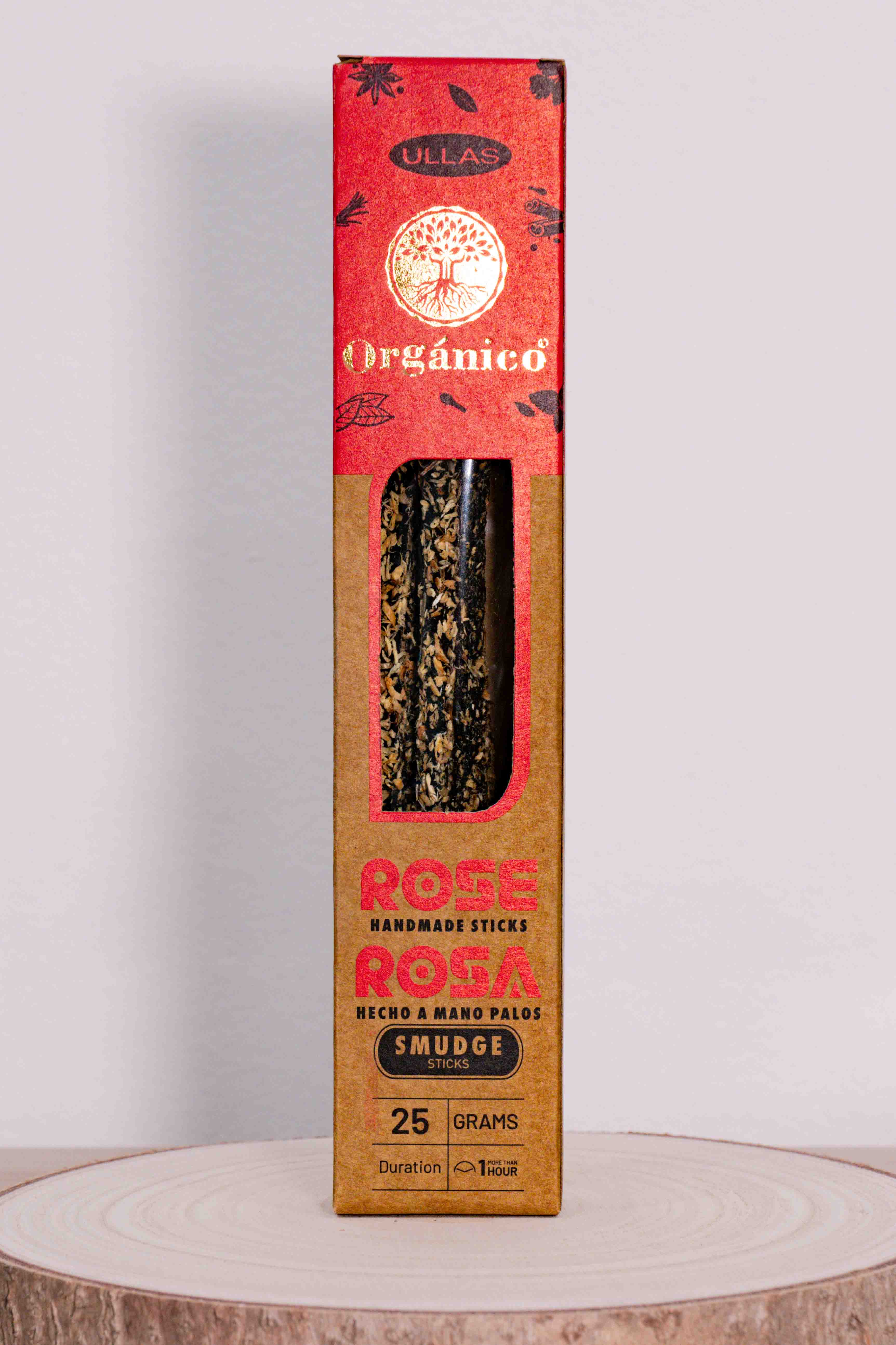 Incienso Orgánico Rosa - Ullas