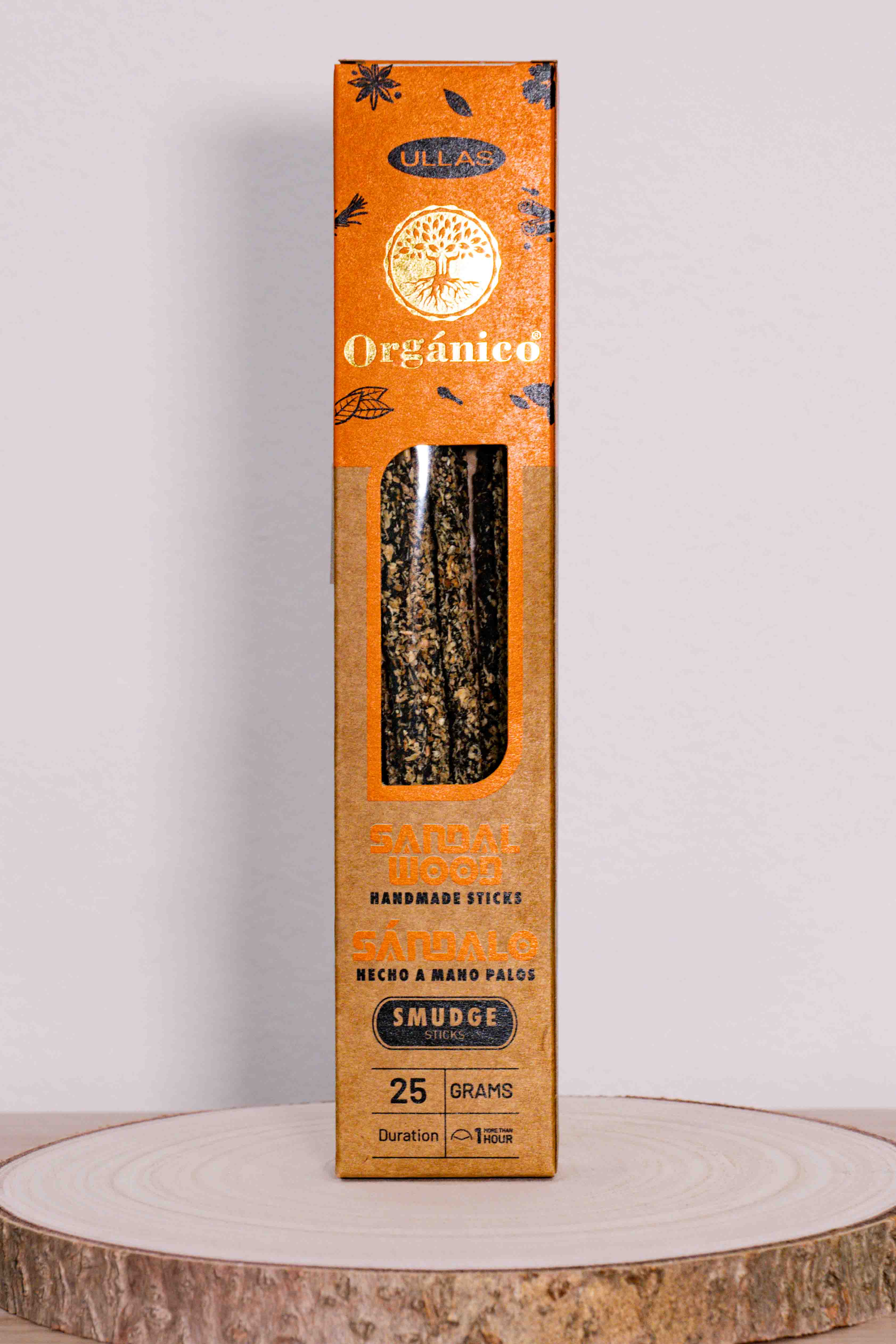 Incienso Orgánico Sándalo - Ullas