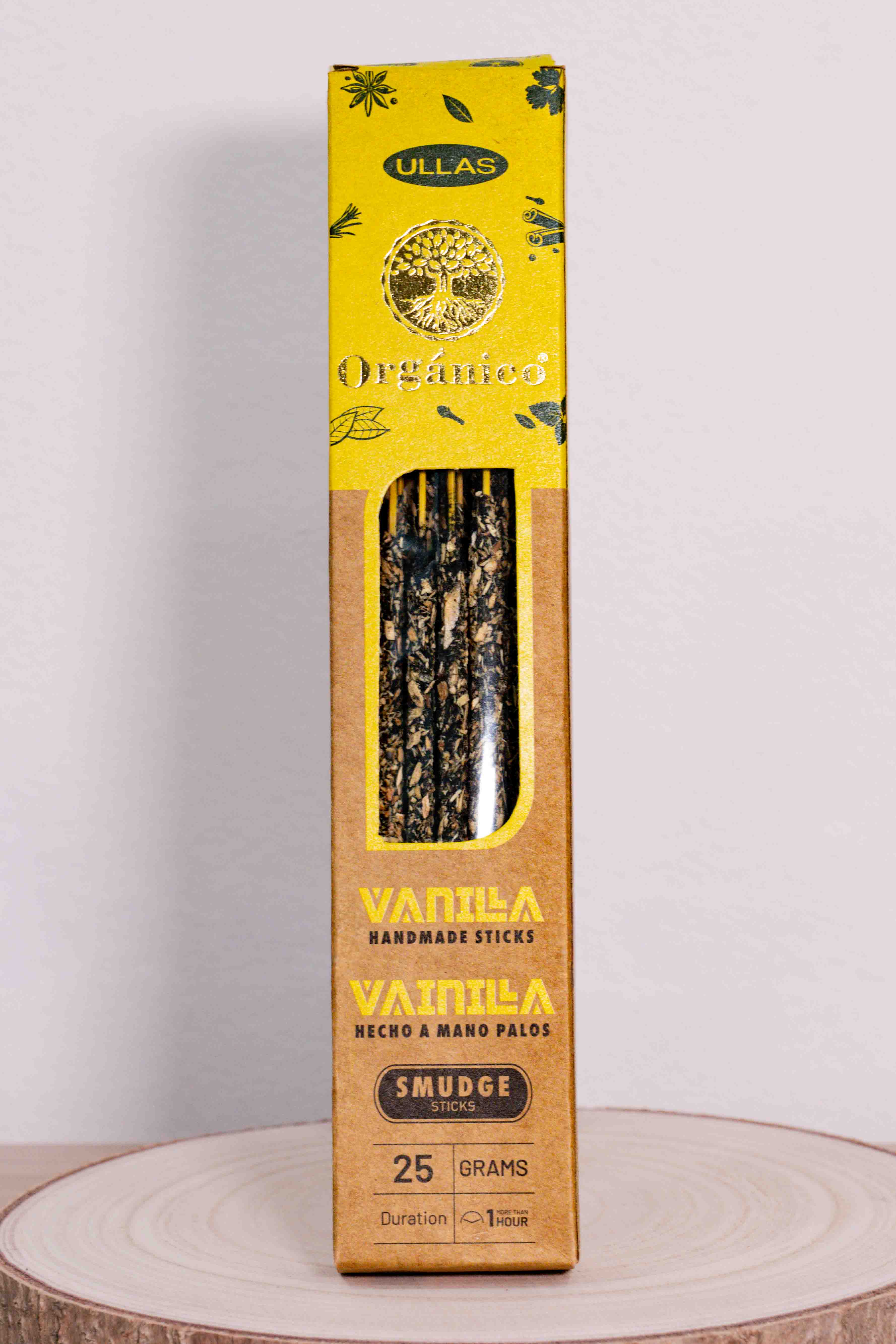 Incienso Orgánico Vainilla - Ullas