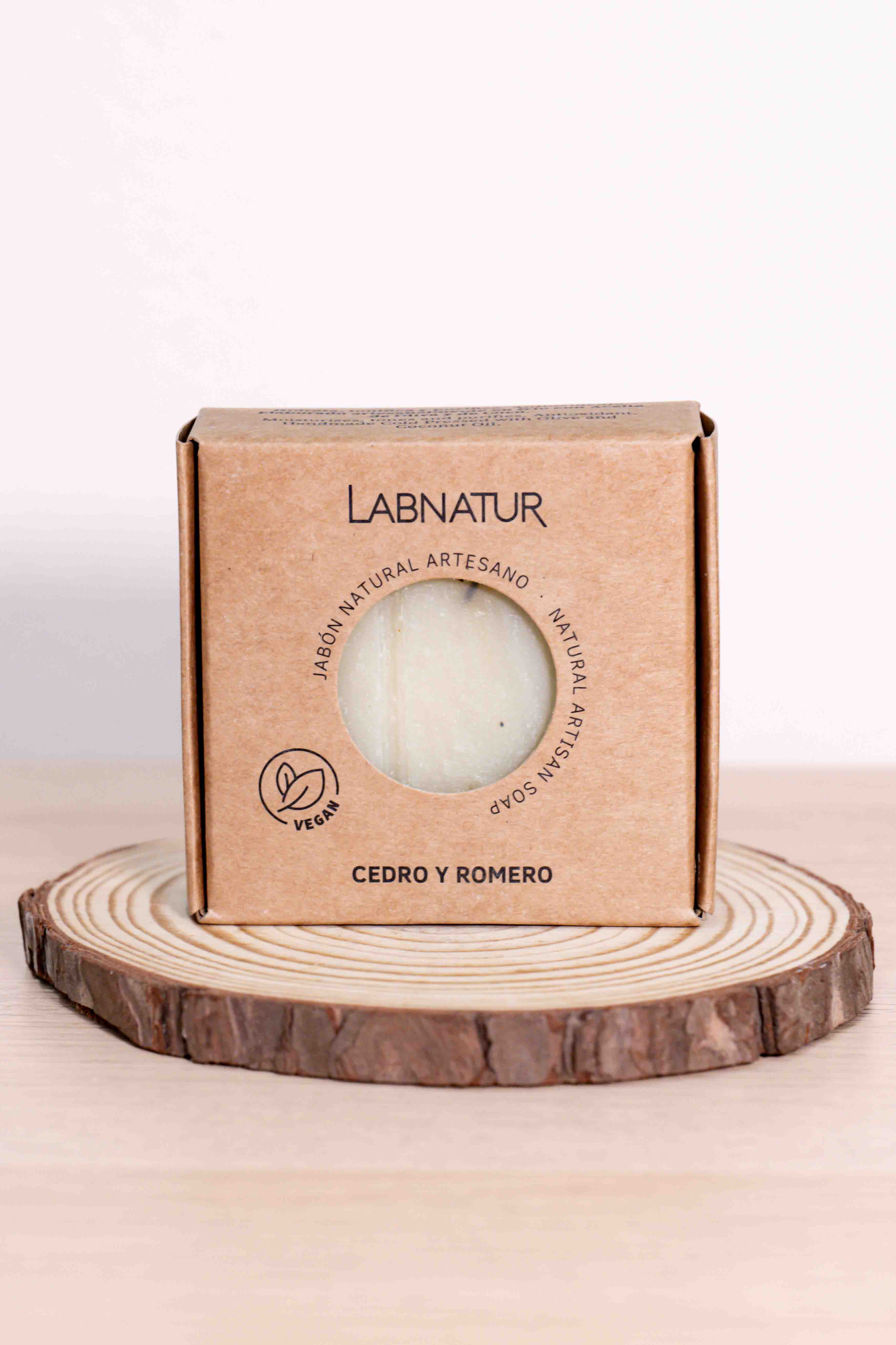 Jabón Natural Premium de Cedro y Romero – Labnatur