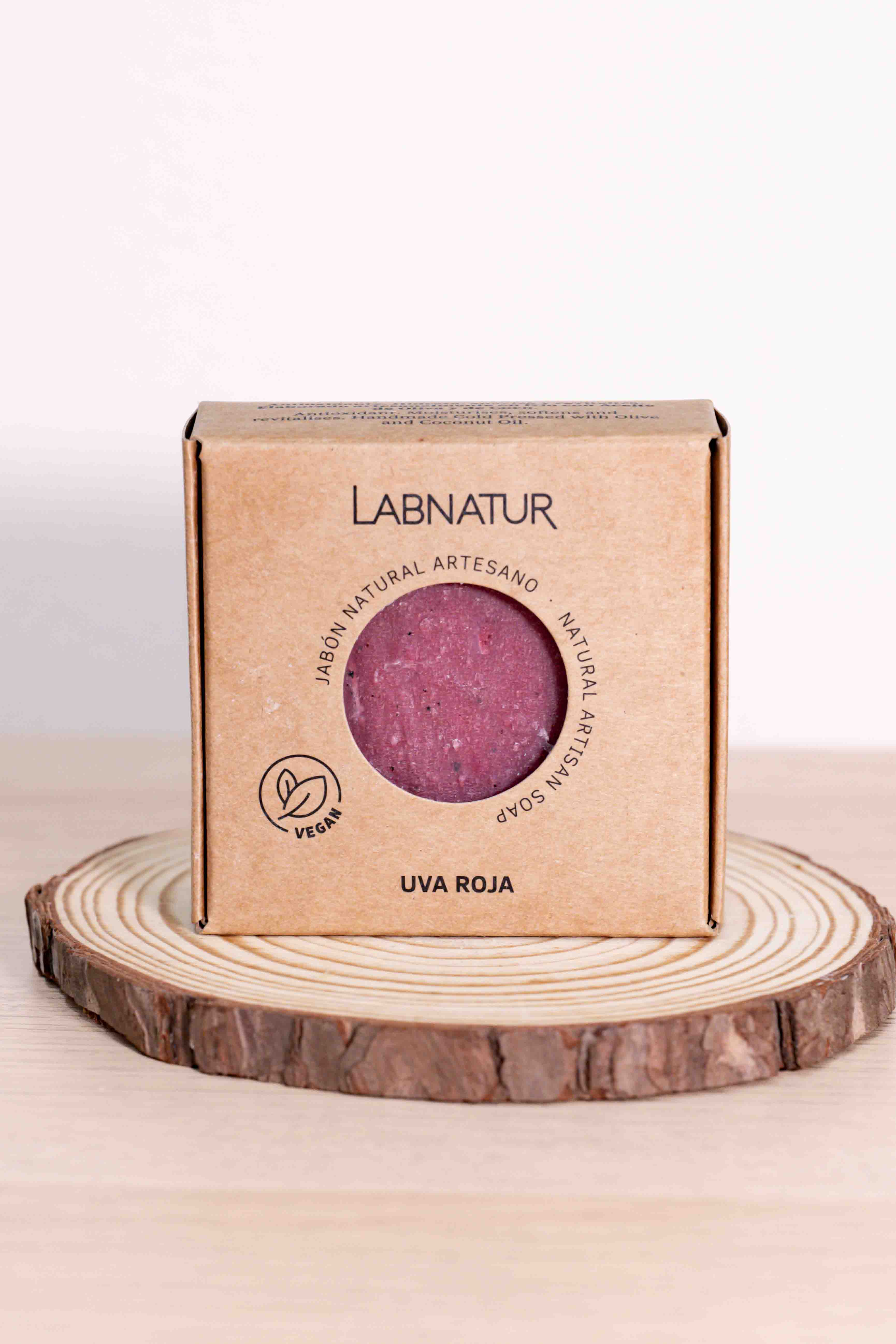 Jabón Natural Premium de Uva Roja – Labnatur