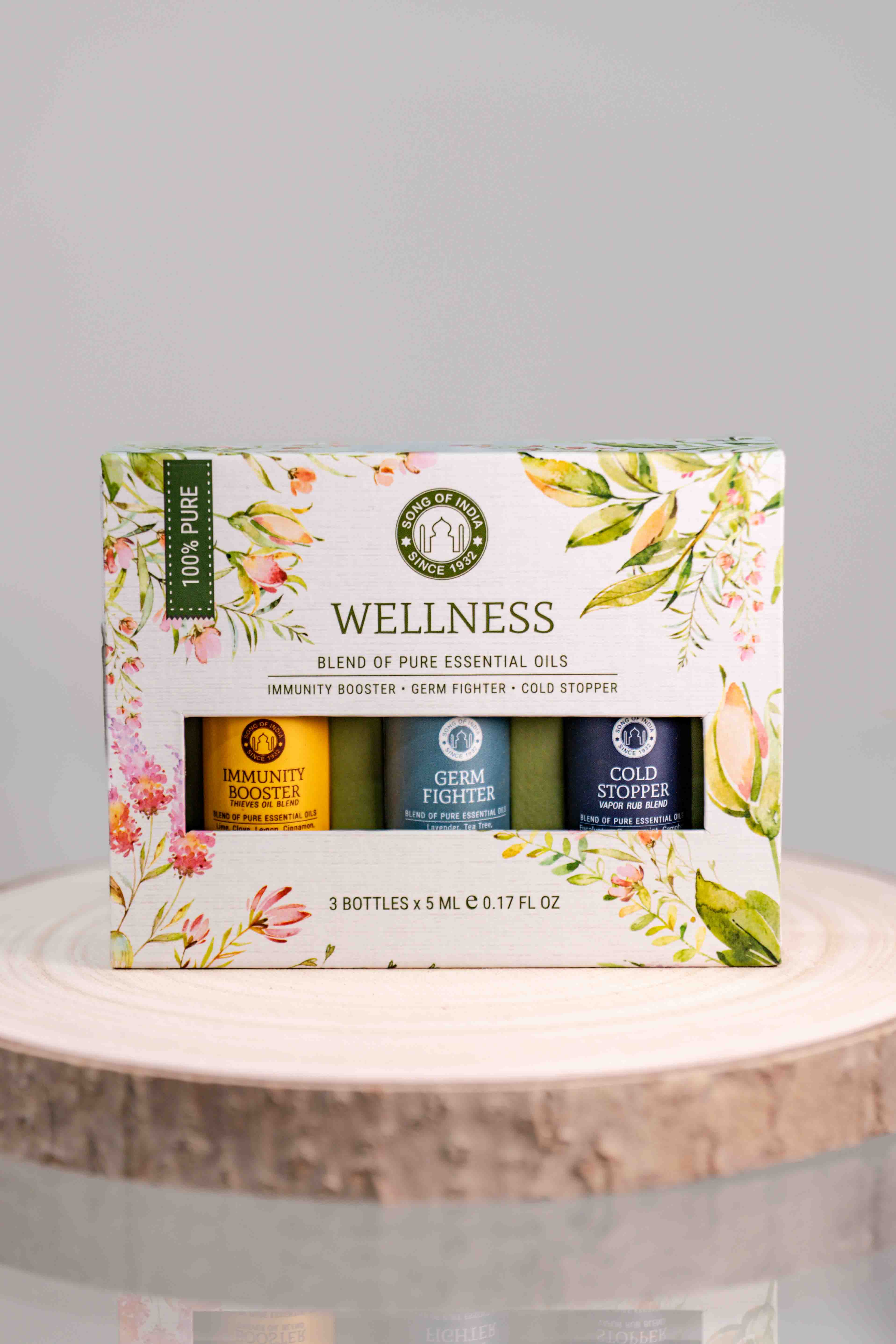 Kit Aceites Esenciales Wellness (3 × 5 ml)– Song of India