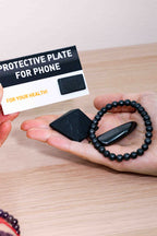 Kit de Shungita - Placa, Pirámide, Pulsera y Rodado
