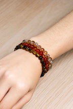 Pack de Pulseras para la Confianza y el Poder Interior - Ojo de tigre, Citrino y Cornalina 6mm