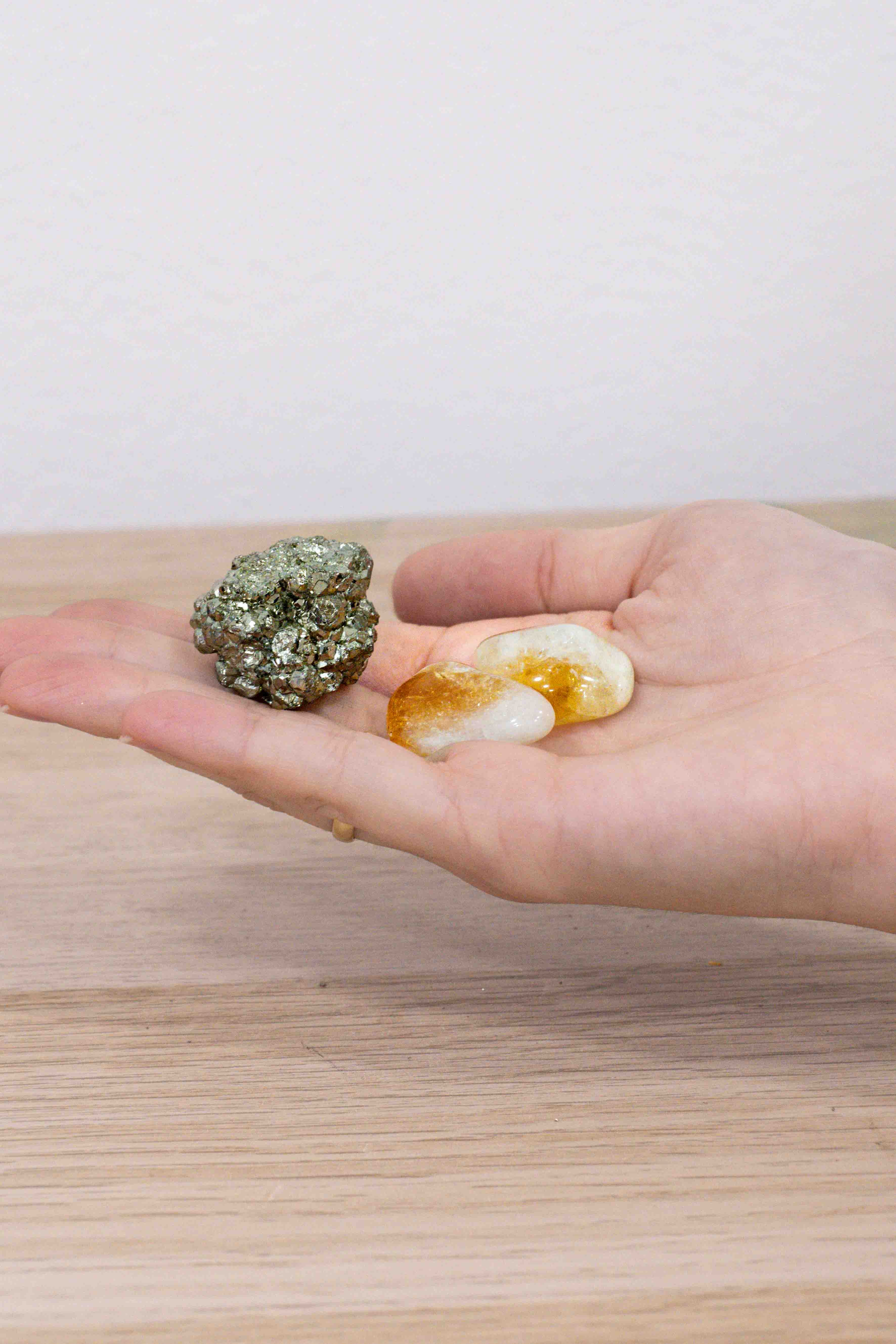 Pack Minerales Abundancia y Éxito – Pirita y Citrino