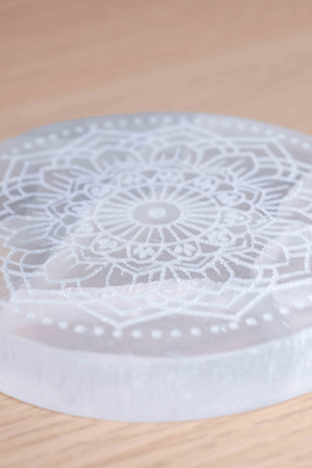Placa de Selenita con Mandala
