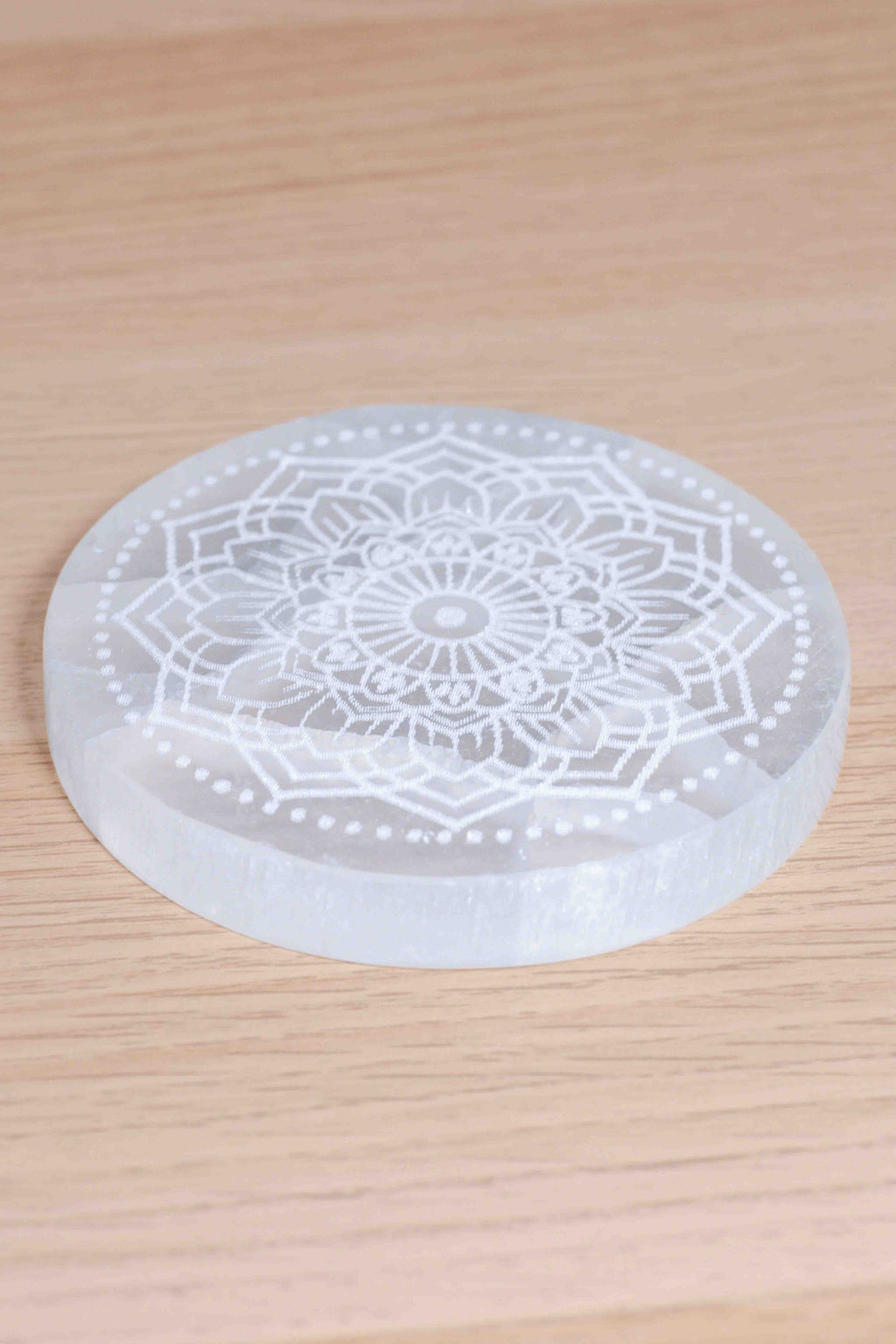 Placa de Selenita con Mandala