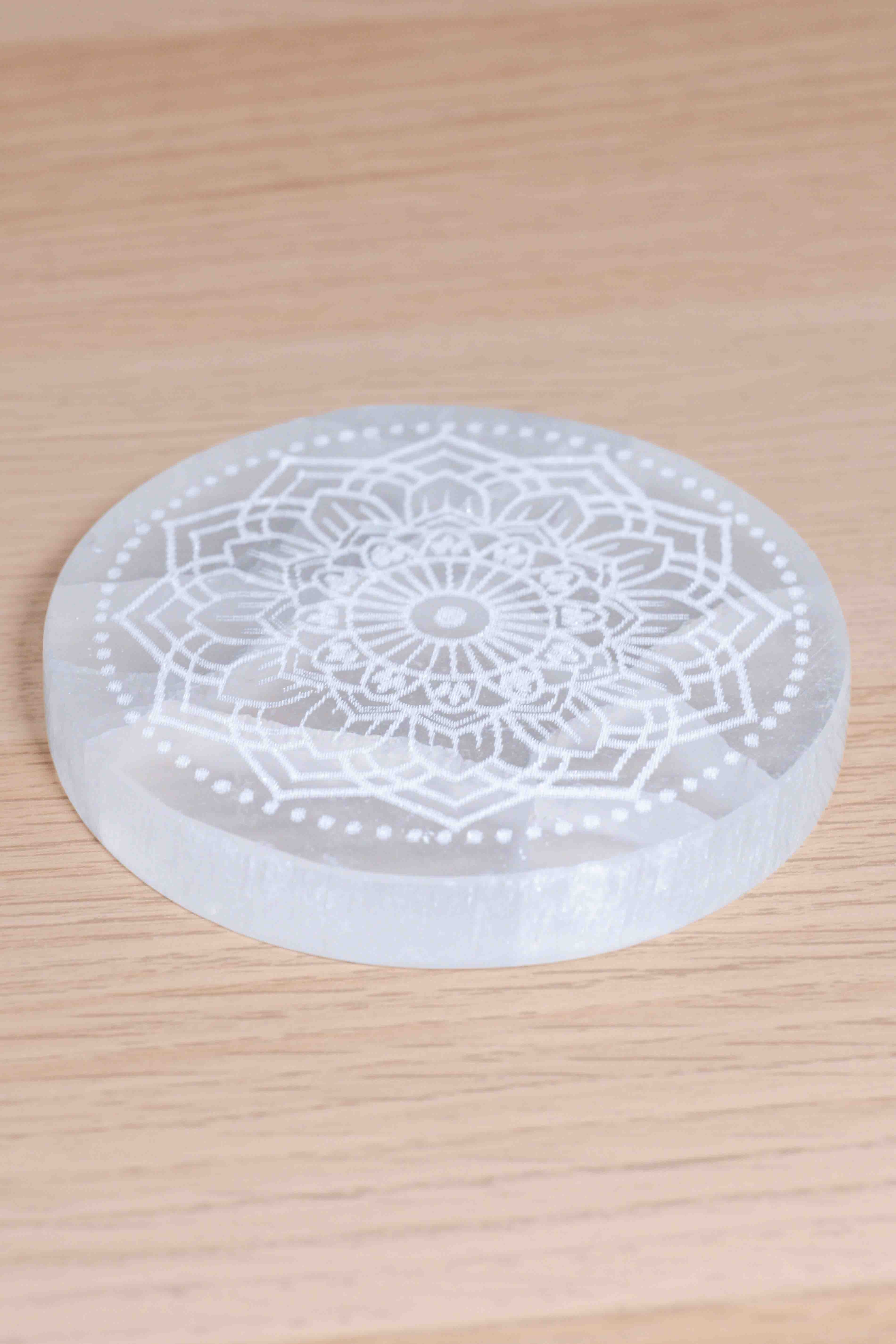 Placa de Selenita con Mandala
