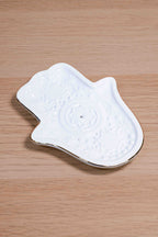 Portaincienso Hamsa - Blanco