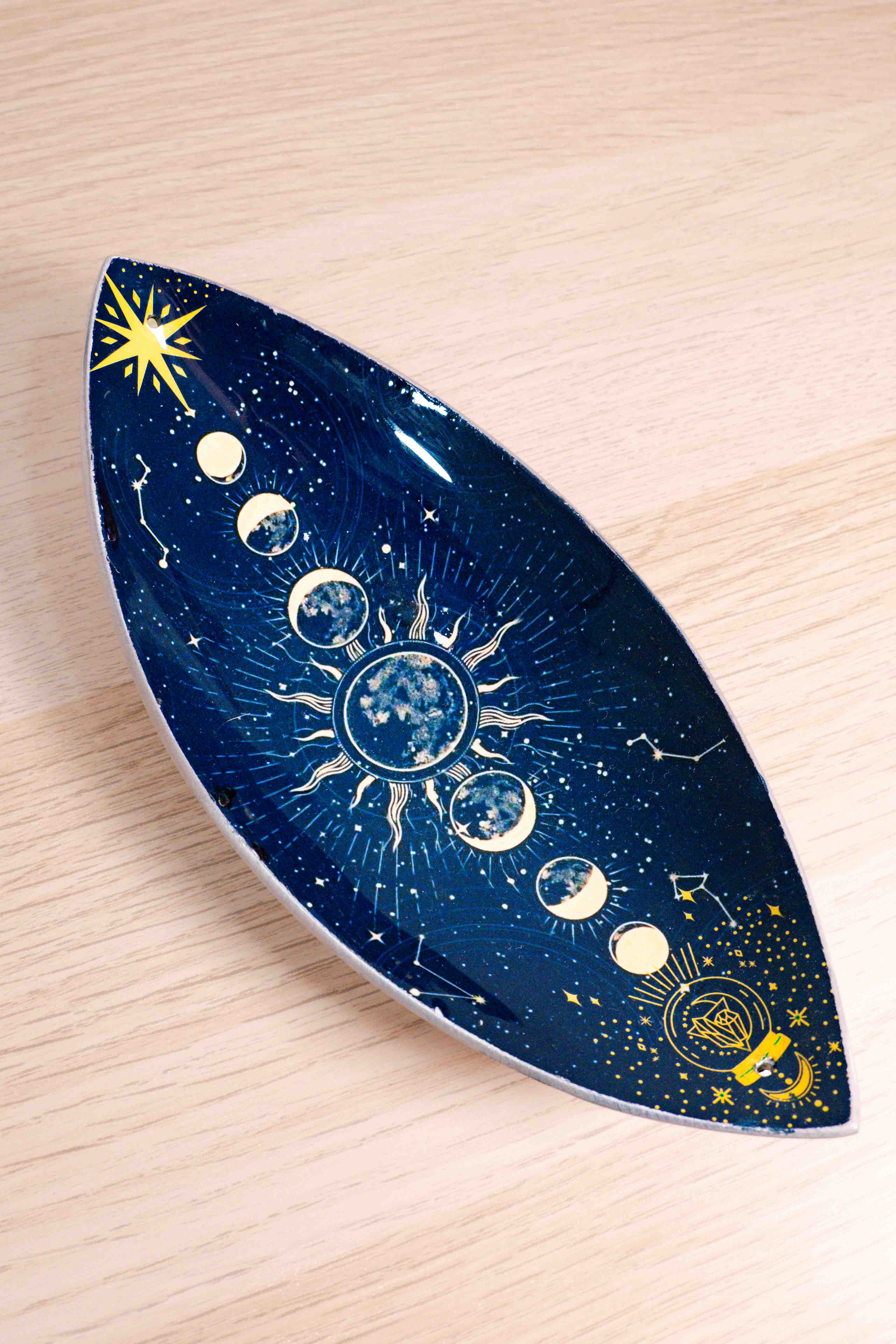 Portainciensos de aluminio - Sol y Lunas