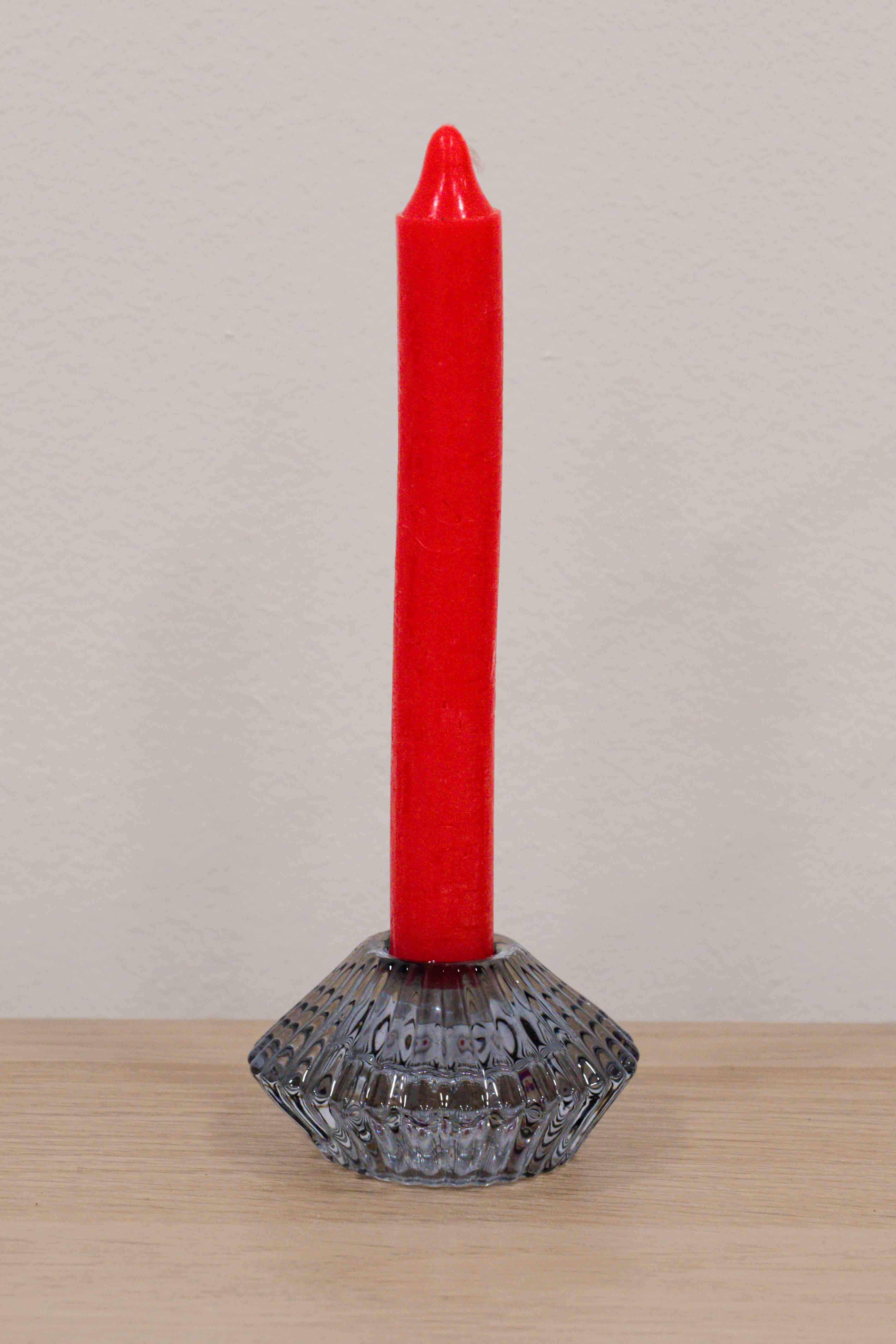 Portavelas reversible – Cristal gris