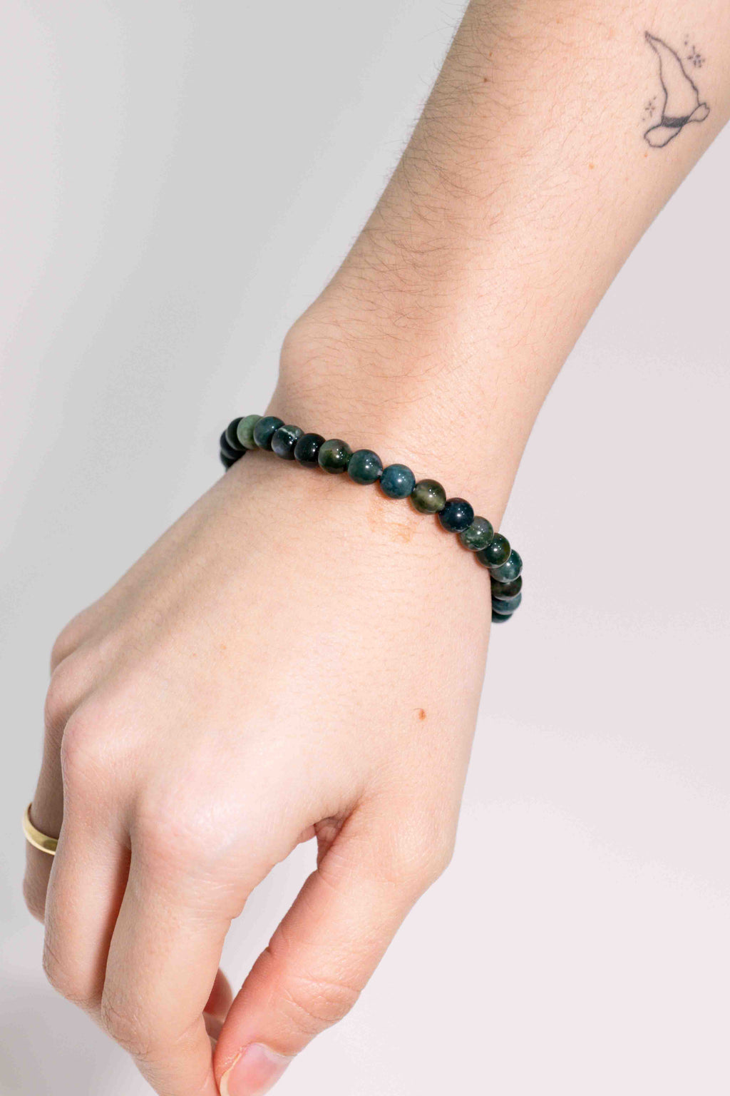 Pulsera Ágata Musgosa 6mm