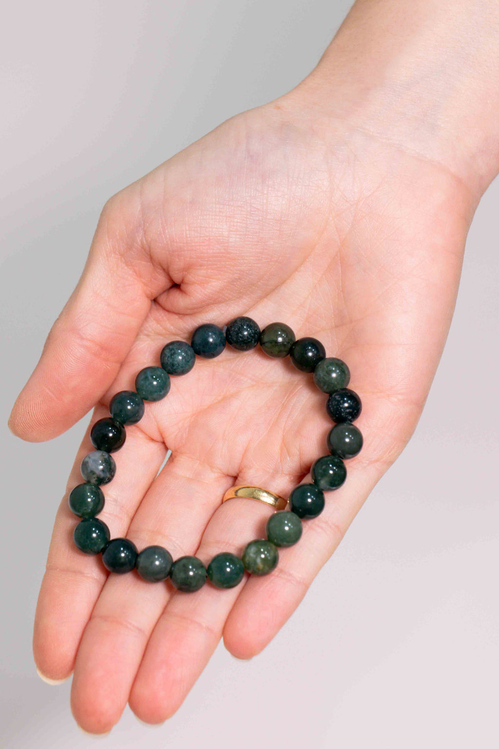 Pulsera Ágata Musgosa 8mm