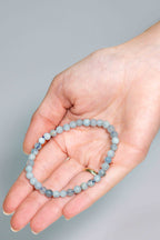 Pulsera Aguamarina 6mm