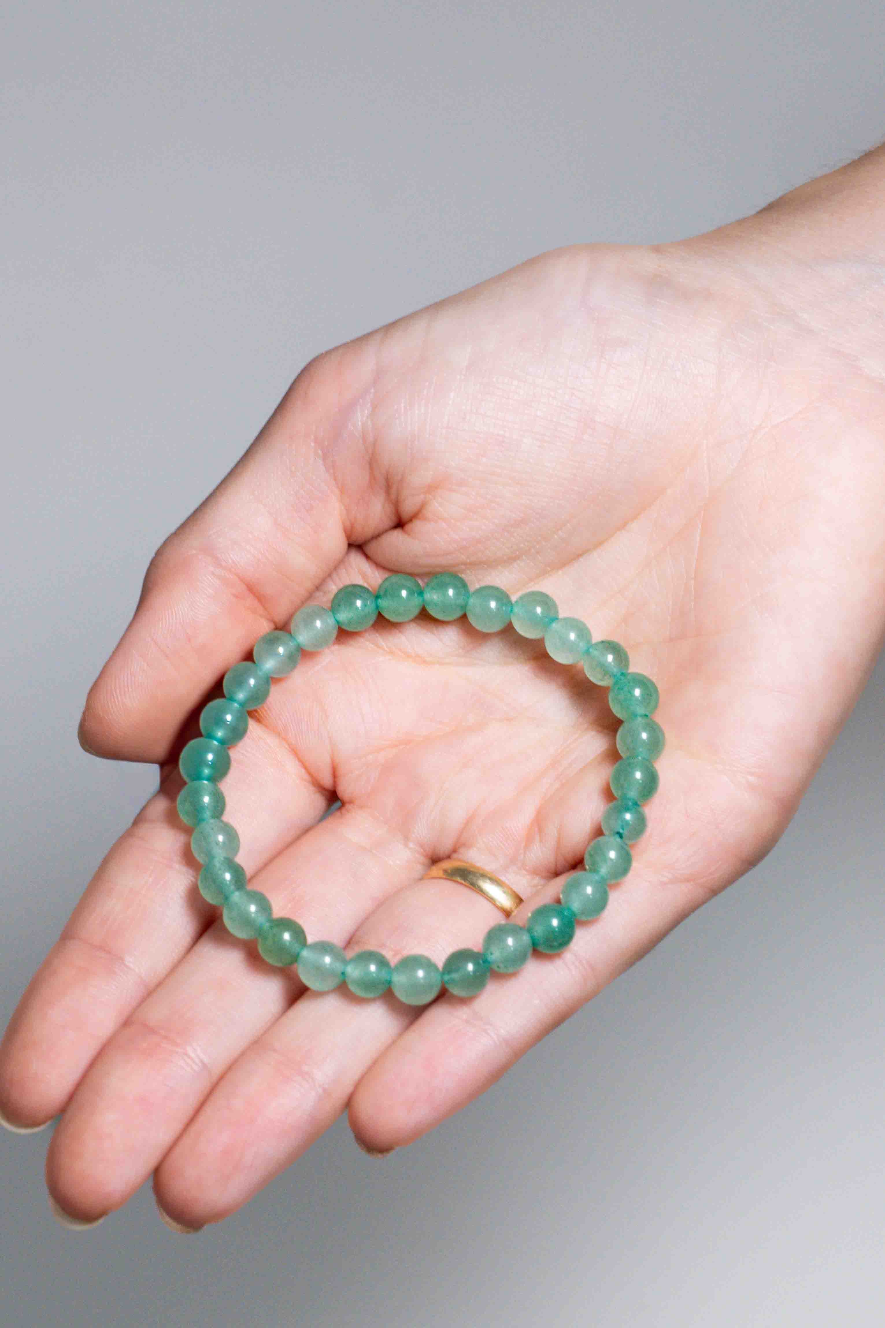 Pulsera de Aventurina Verde 6mm
