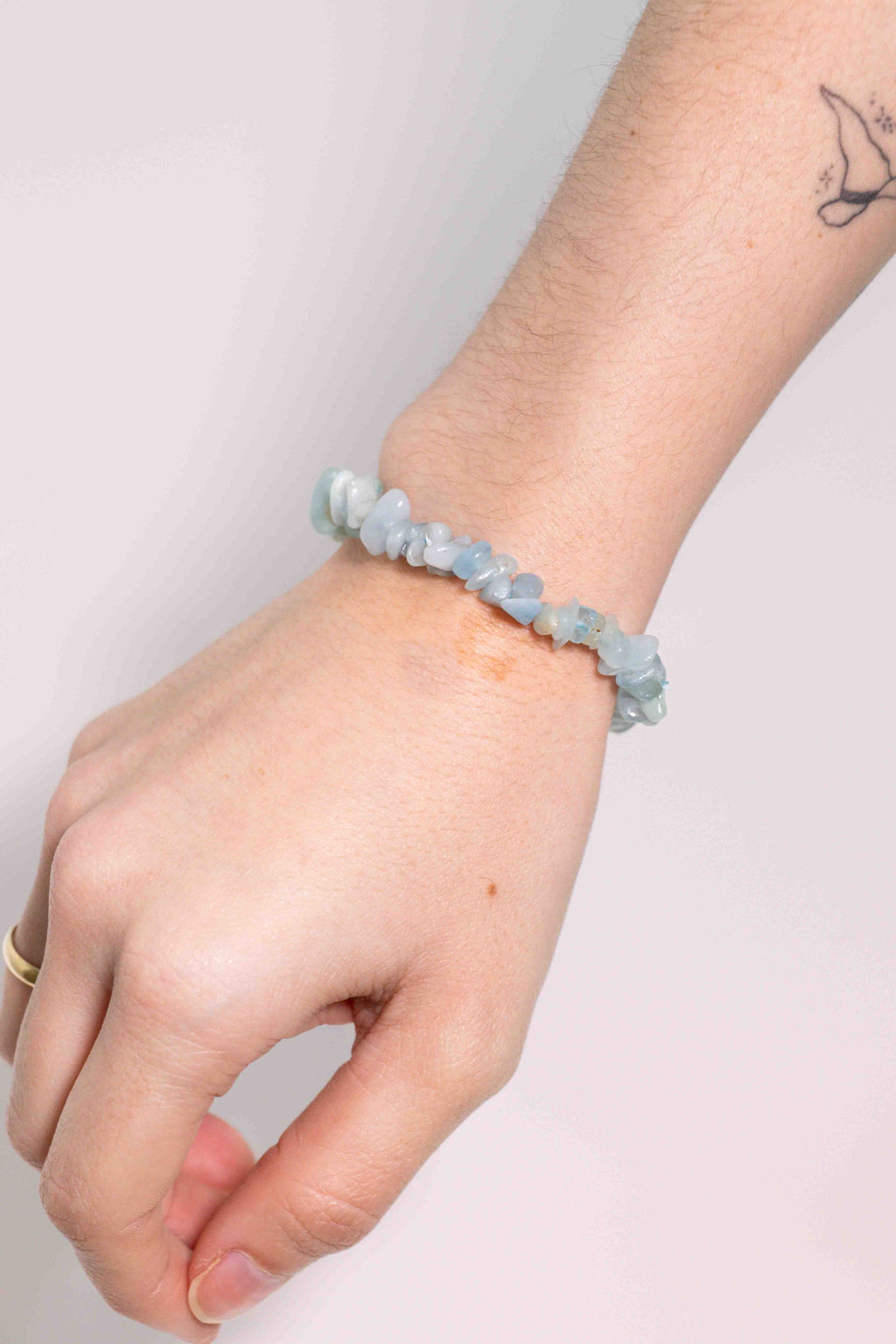 Pulsera Aguamarina Chips