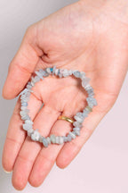 Pulsera Aguamarina Chips