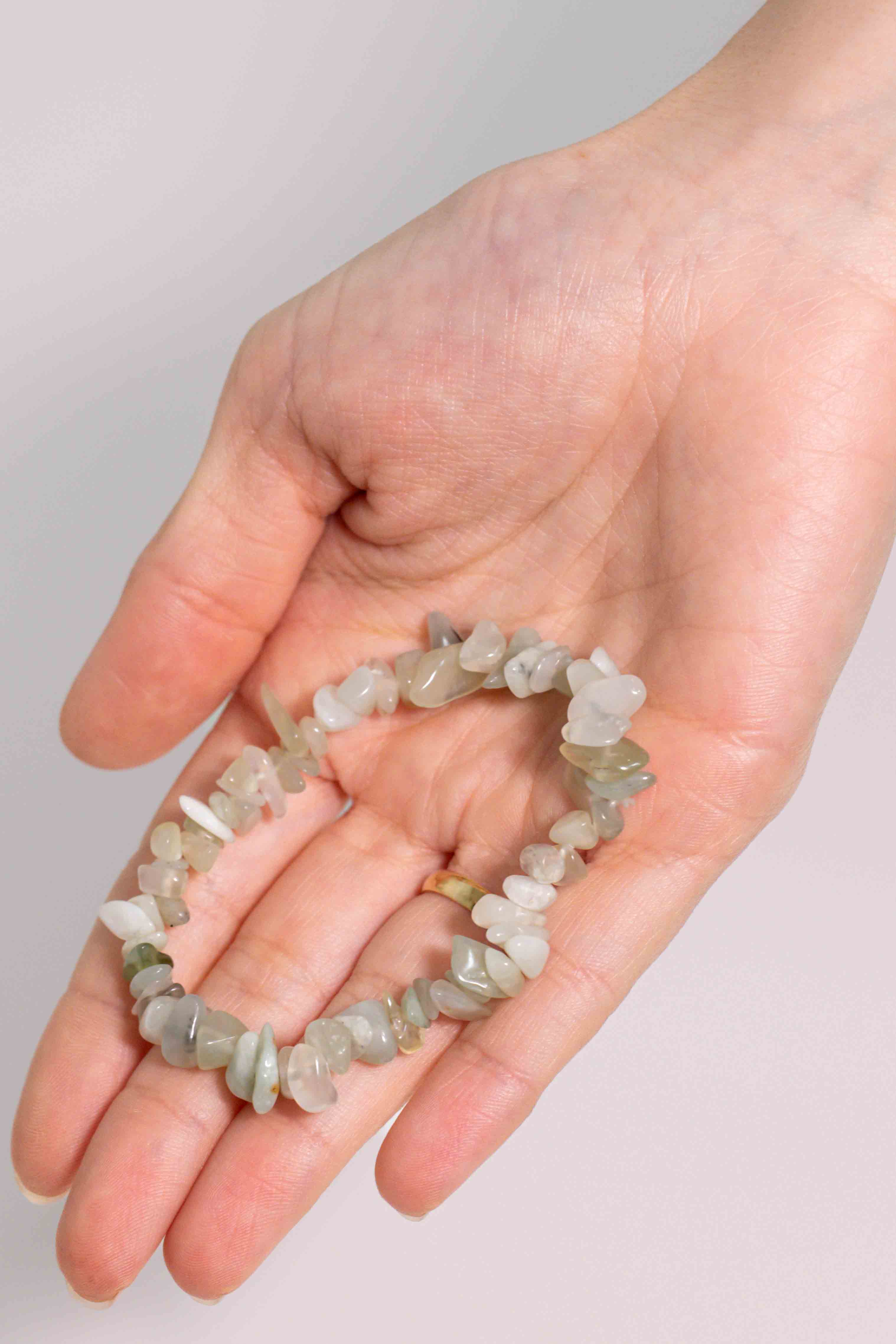 Pulsera Jade Verde Chips