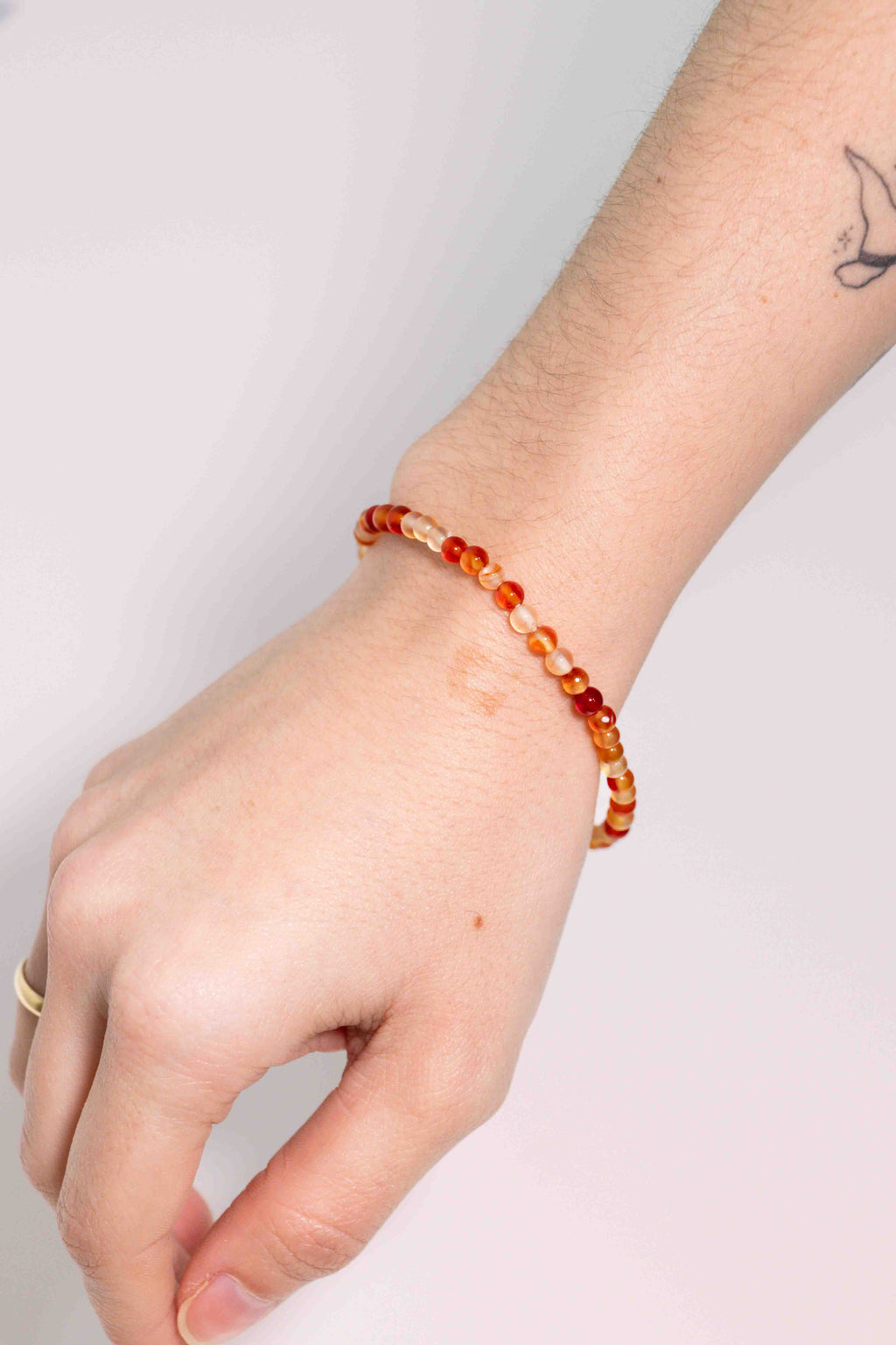 Pulsera Cornalina 4mm