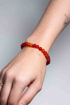Pulsera Cornalina 6mm