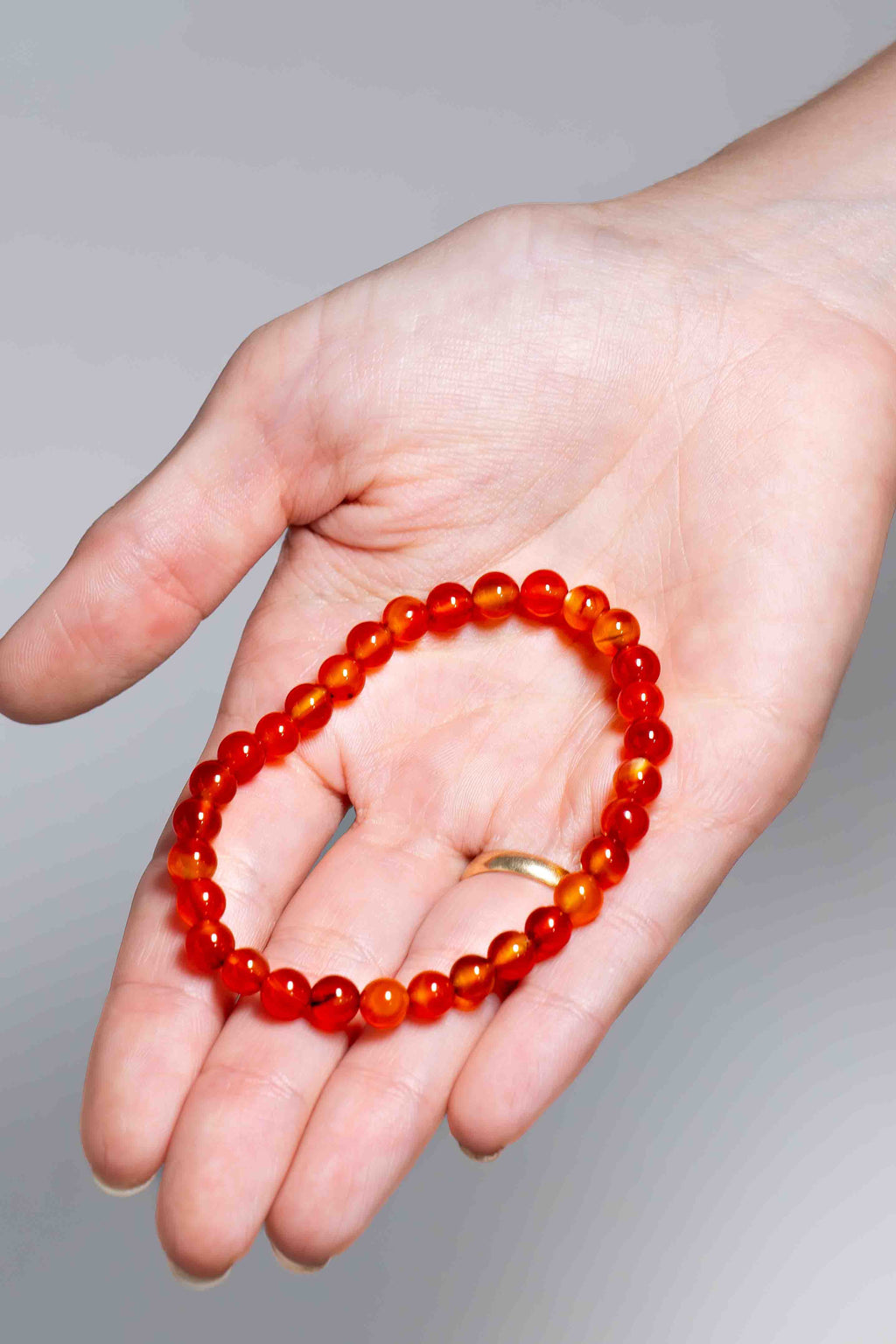 Pulsera Cornalina 6mm