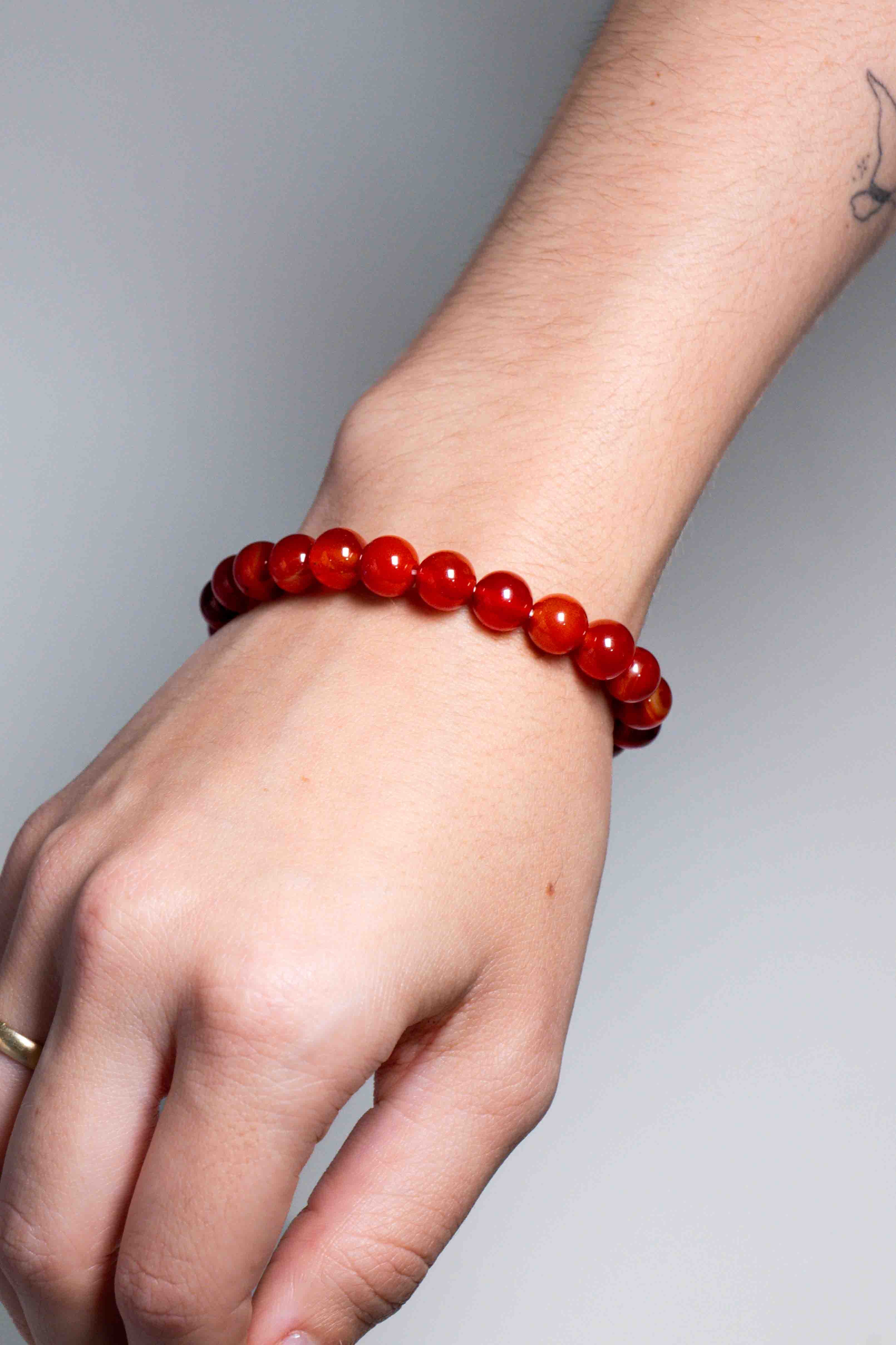 Pulsera Cornalina 8mm
