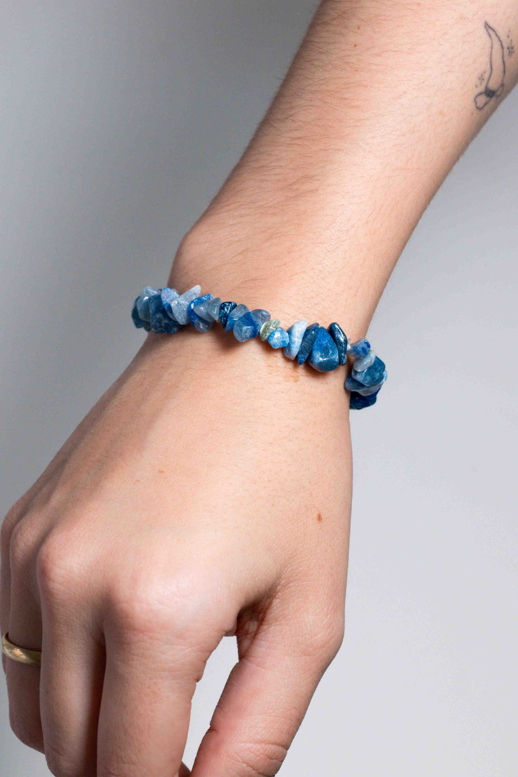 Pulsera Cuarzo Azul Chips