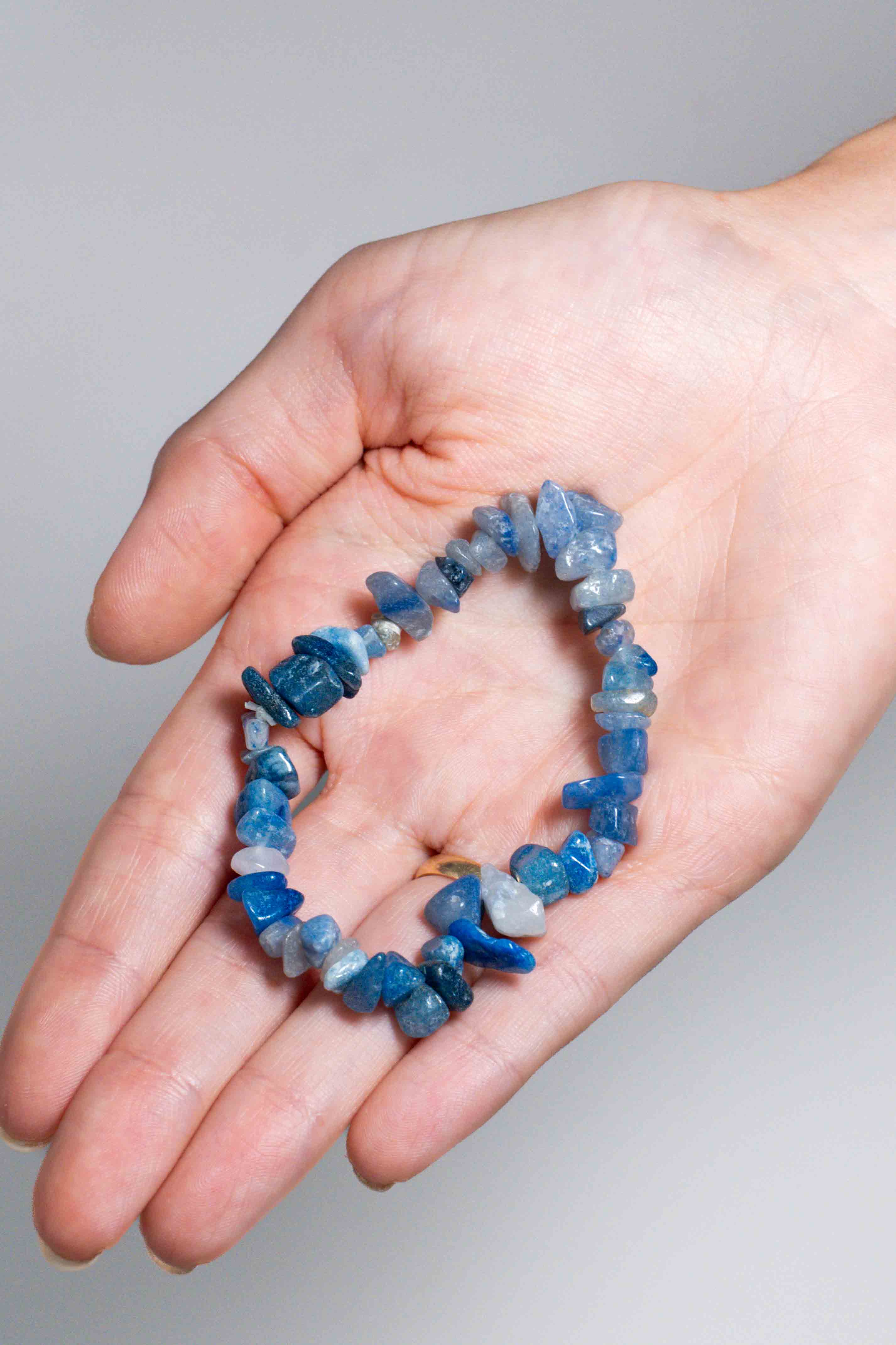 Pulsera Cuarzo Azul Chips