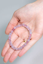 Pulsera Cuarzo Rosa 6mm