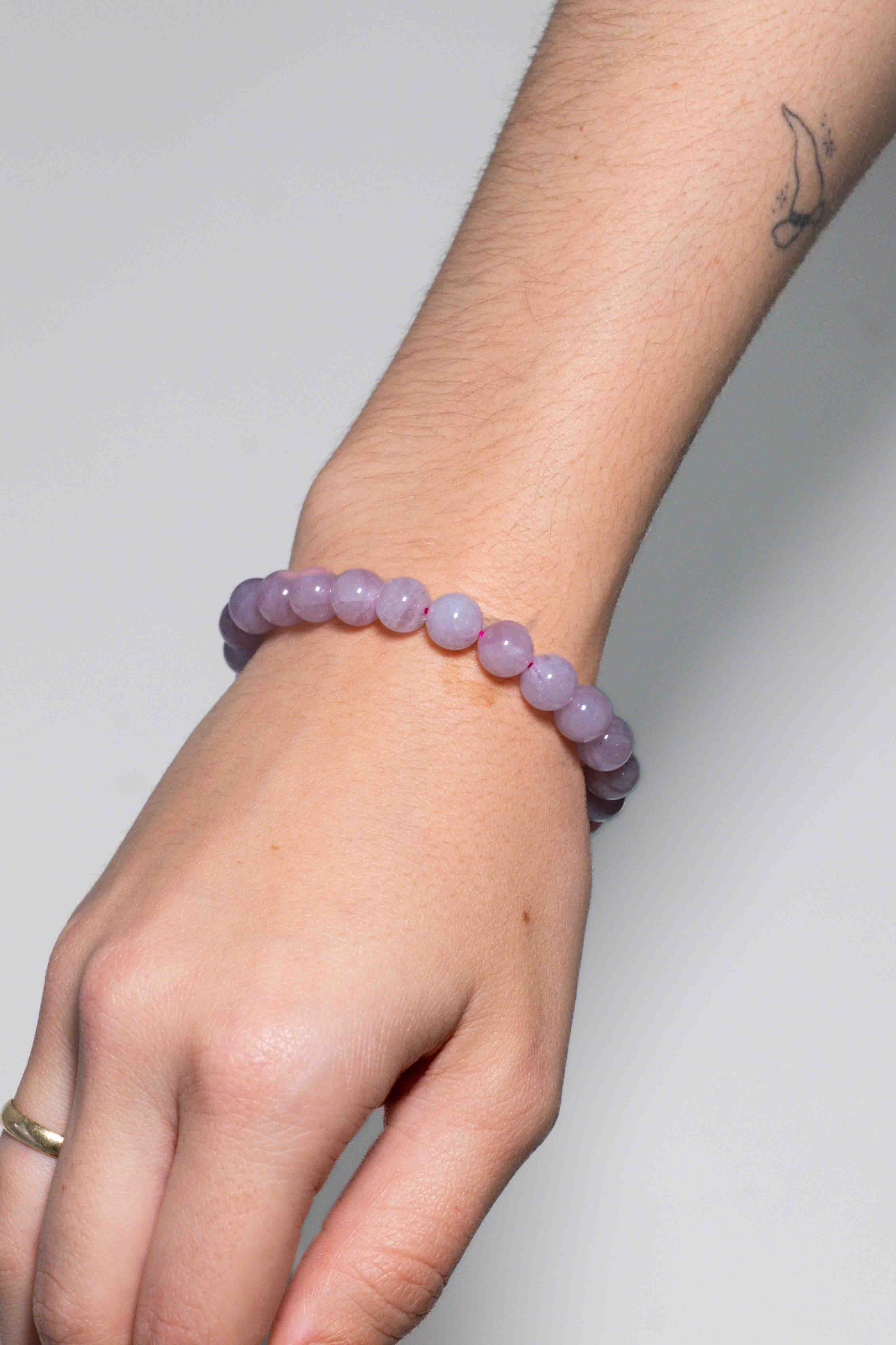 Pulsera Cuarzo Rosa 8mm