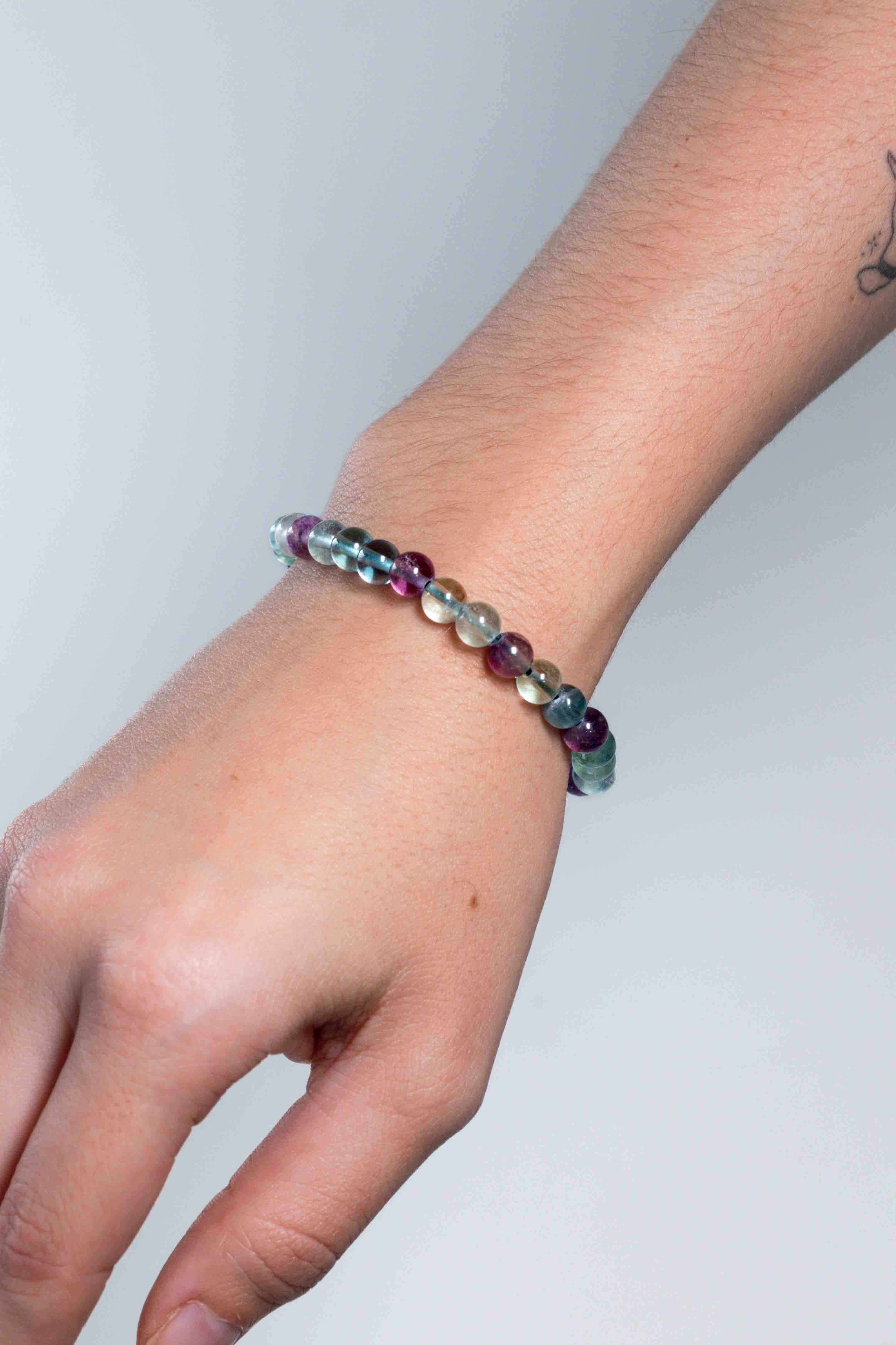 Pulsera Fluorita 6mm