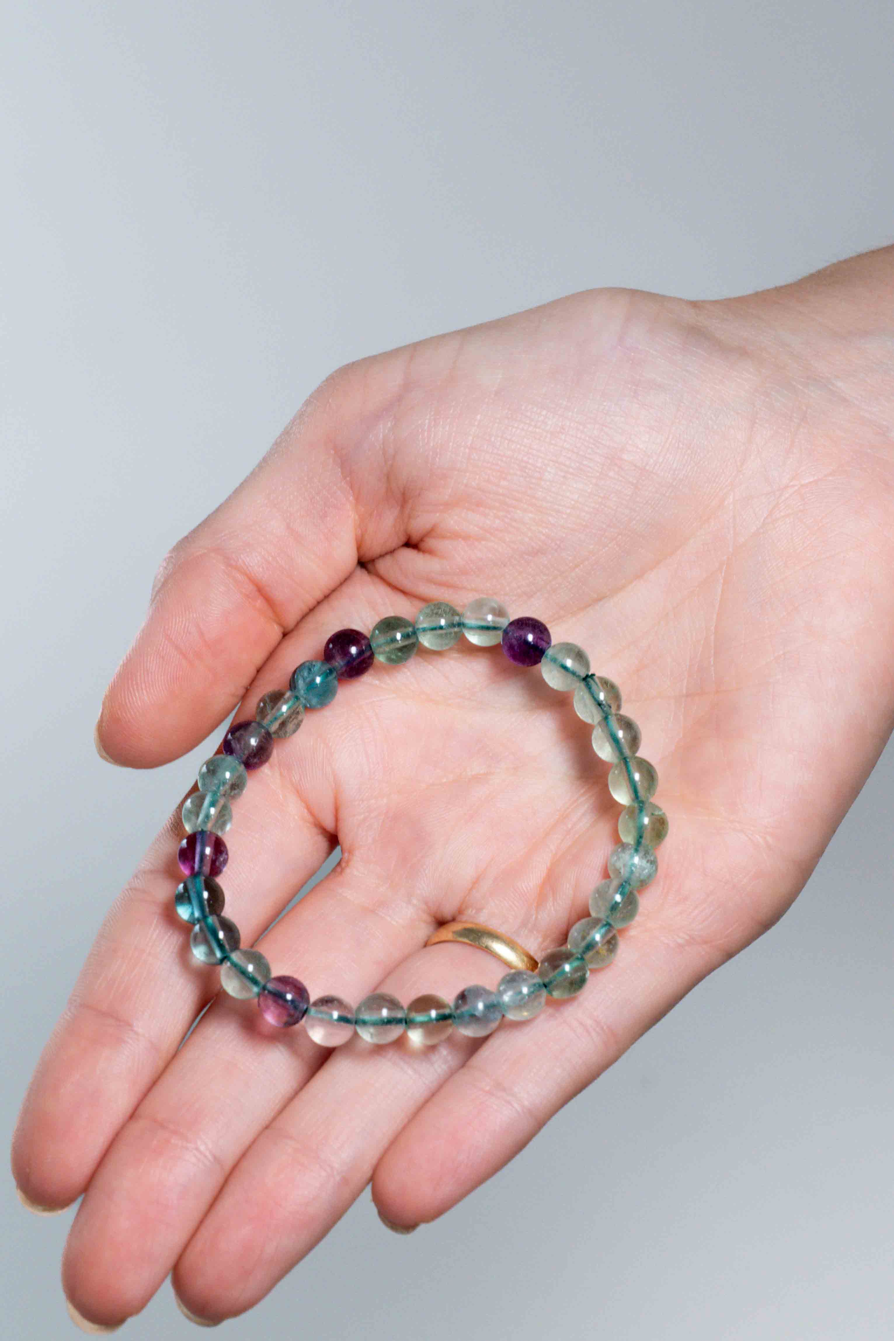 Pulsera Fluorita 6mm